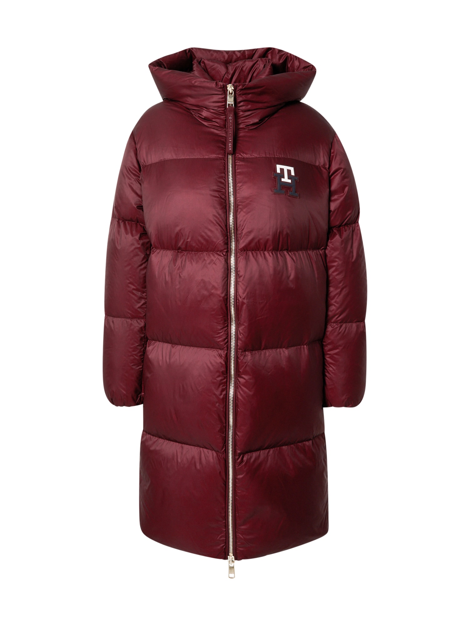 TOMMY HILFIGER Átmeneti kabátok  fehér / borvörös / tengerészkék
