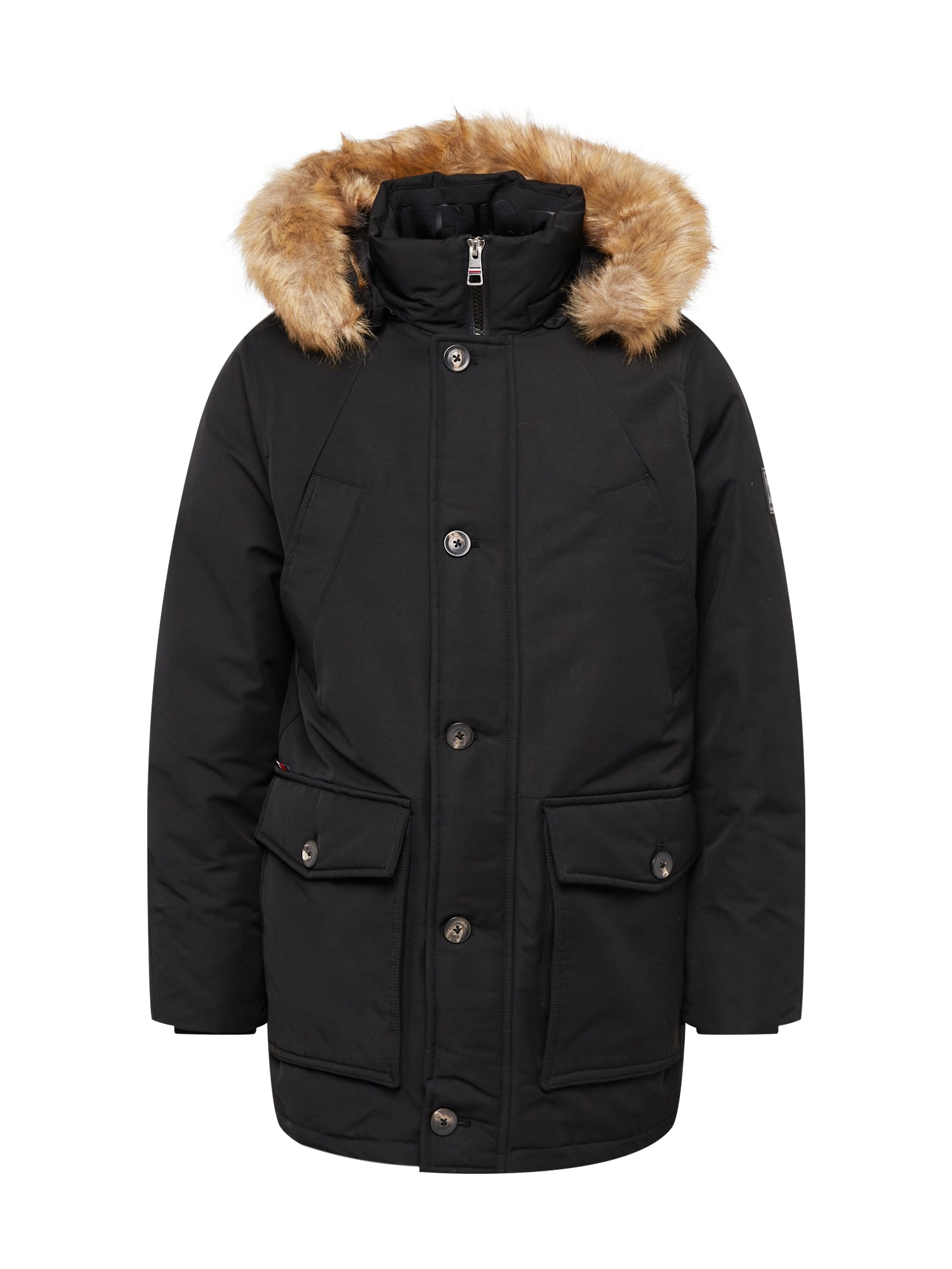 TOMMY HILFIGER Átmeneti parka  fekete