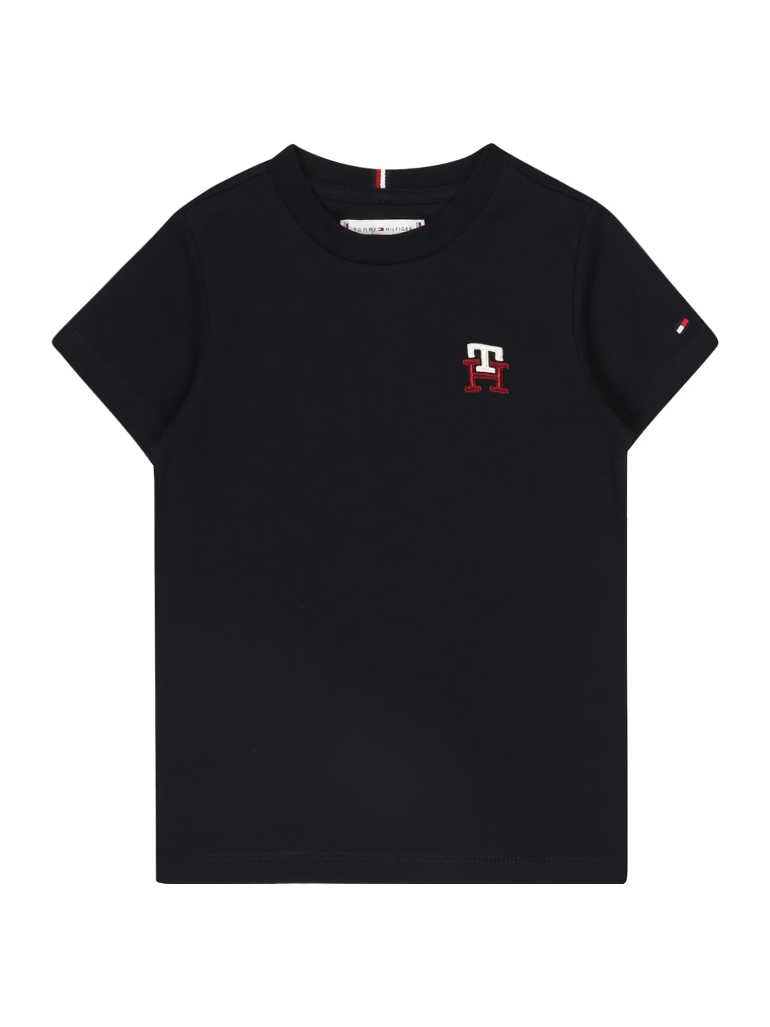 TOMMY HILFIGER Póló  éjkék / fehér / merlot