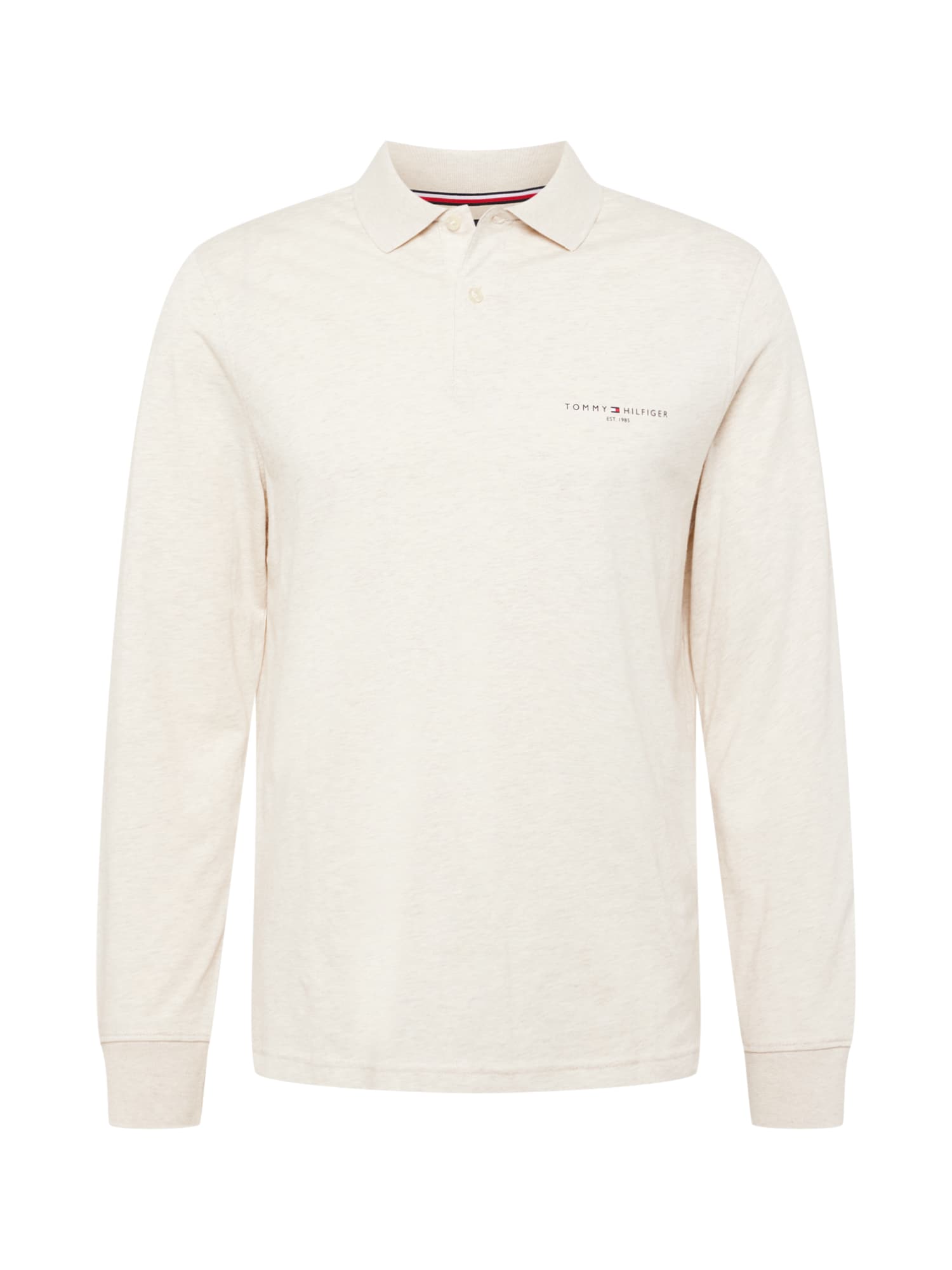 TOMMY HILFIGER Póló  világos bézs / tengerészkék / fehér / piros