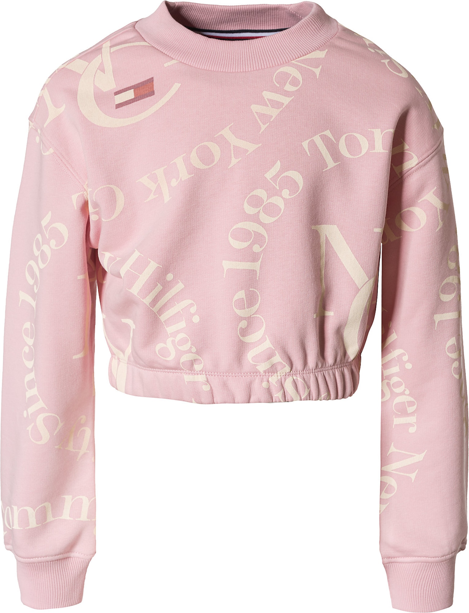 TOMMY HILFIGER Tréning póló  rózsaszín / pasztellsárga