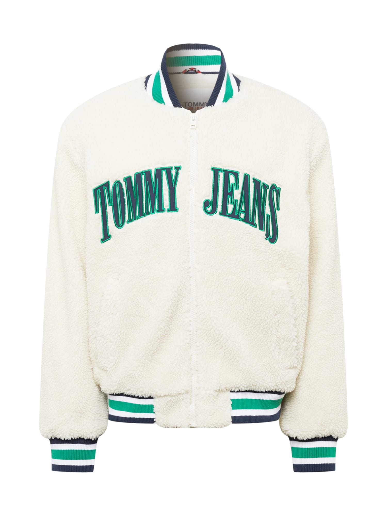 Tommy Jeans Átmeneti dzseki  fehér / sötétzöld / tengerészkék