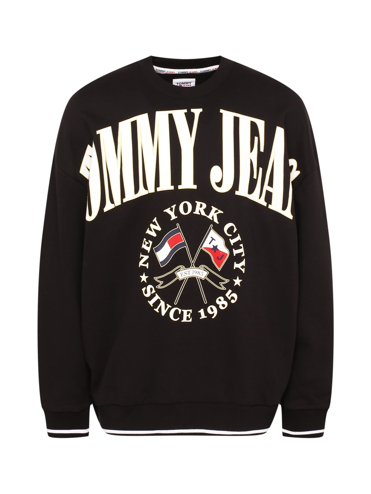 Tommy Jeans Tréning póló  fekete / fehér / rikító piros / sötétkék