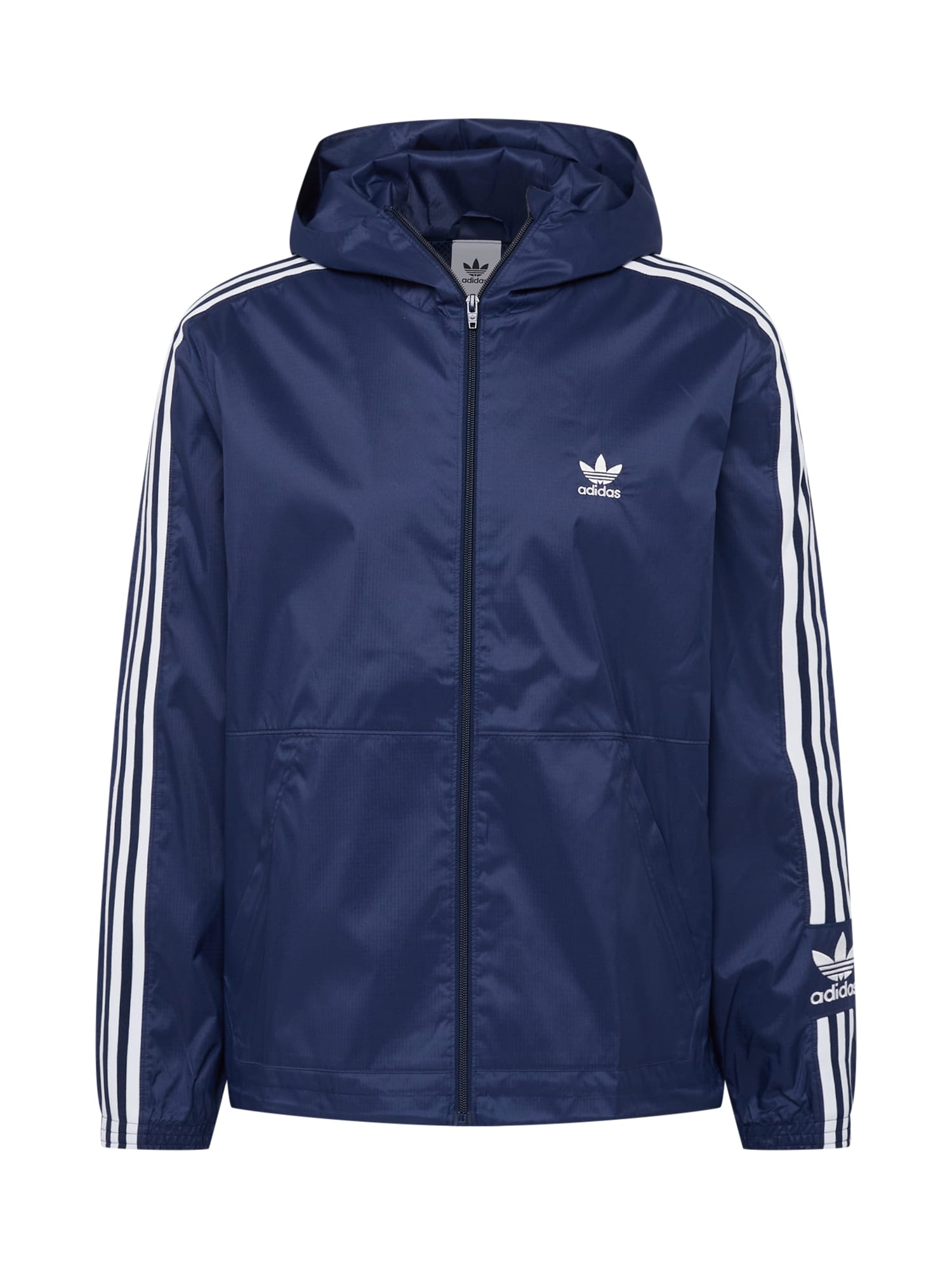 ADIDAS ORIGINALS Átmeneti dzseki  sötétkék / fehér