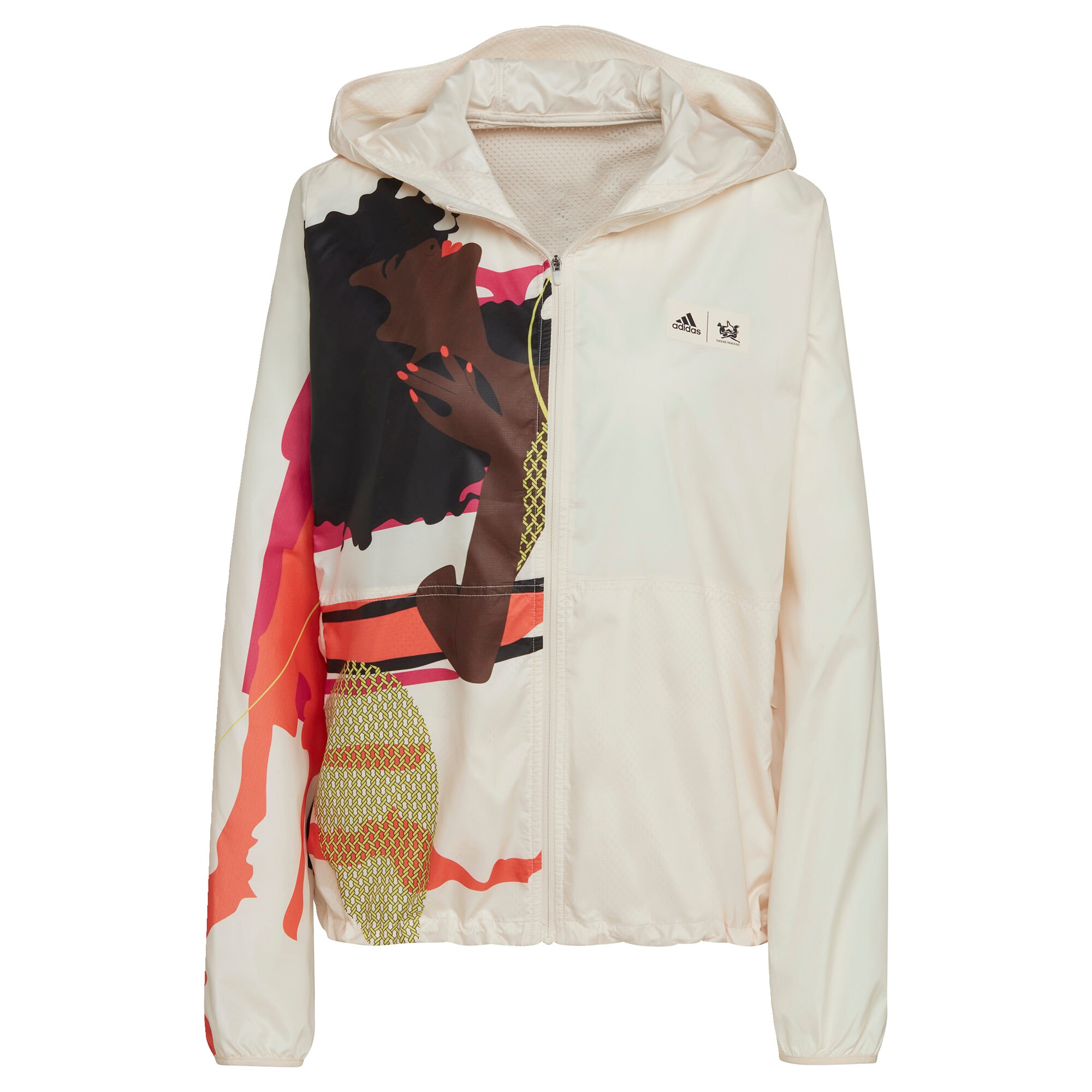 ADIDAS PERFORMANCE Sportdzseki 'Thebe Magugu'  bézs / barna / narancs / fekete