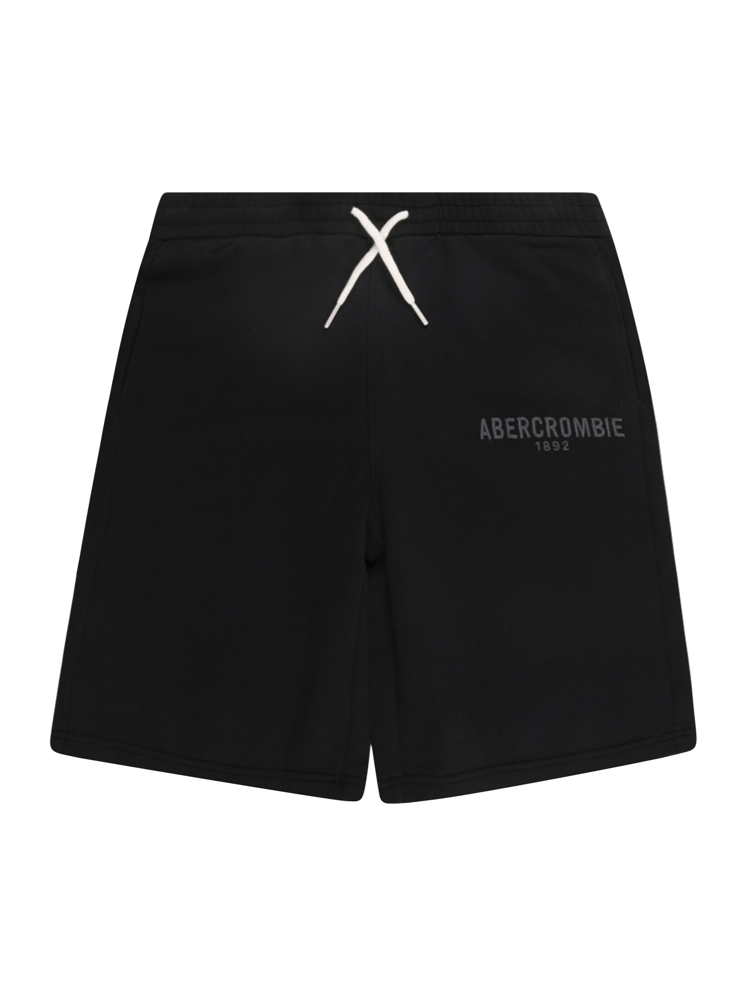 Abercrombie & Fitch Nadrág  fekete / sötétszürke