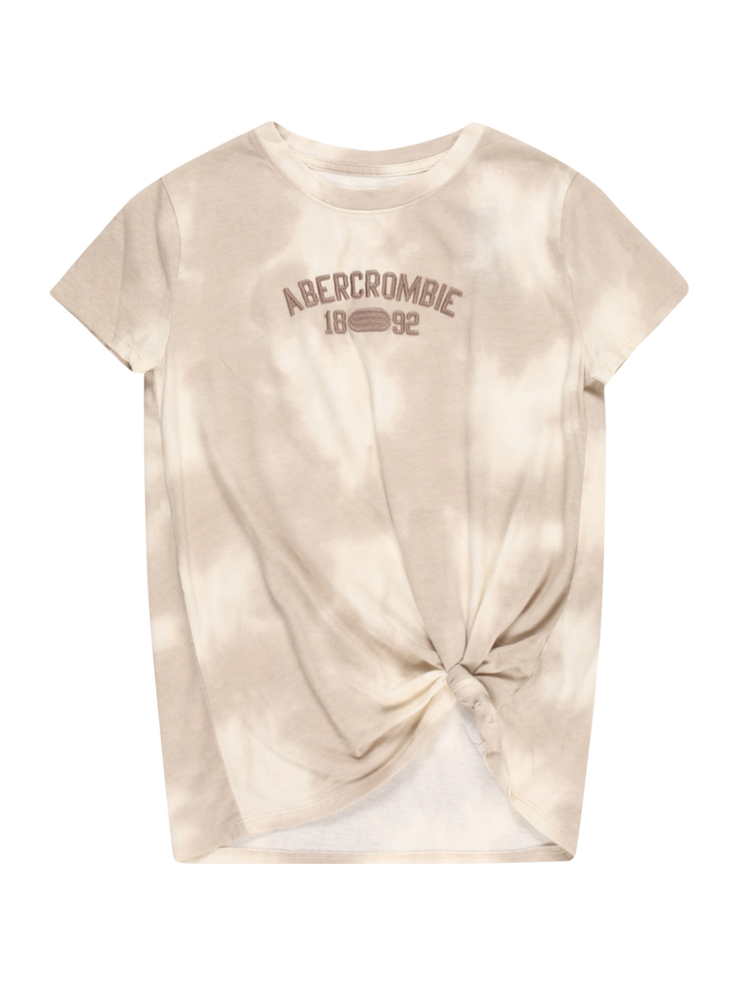 Abercrombie & Fitch Póló  világosbarna / krém