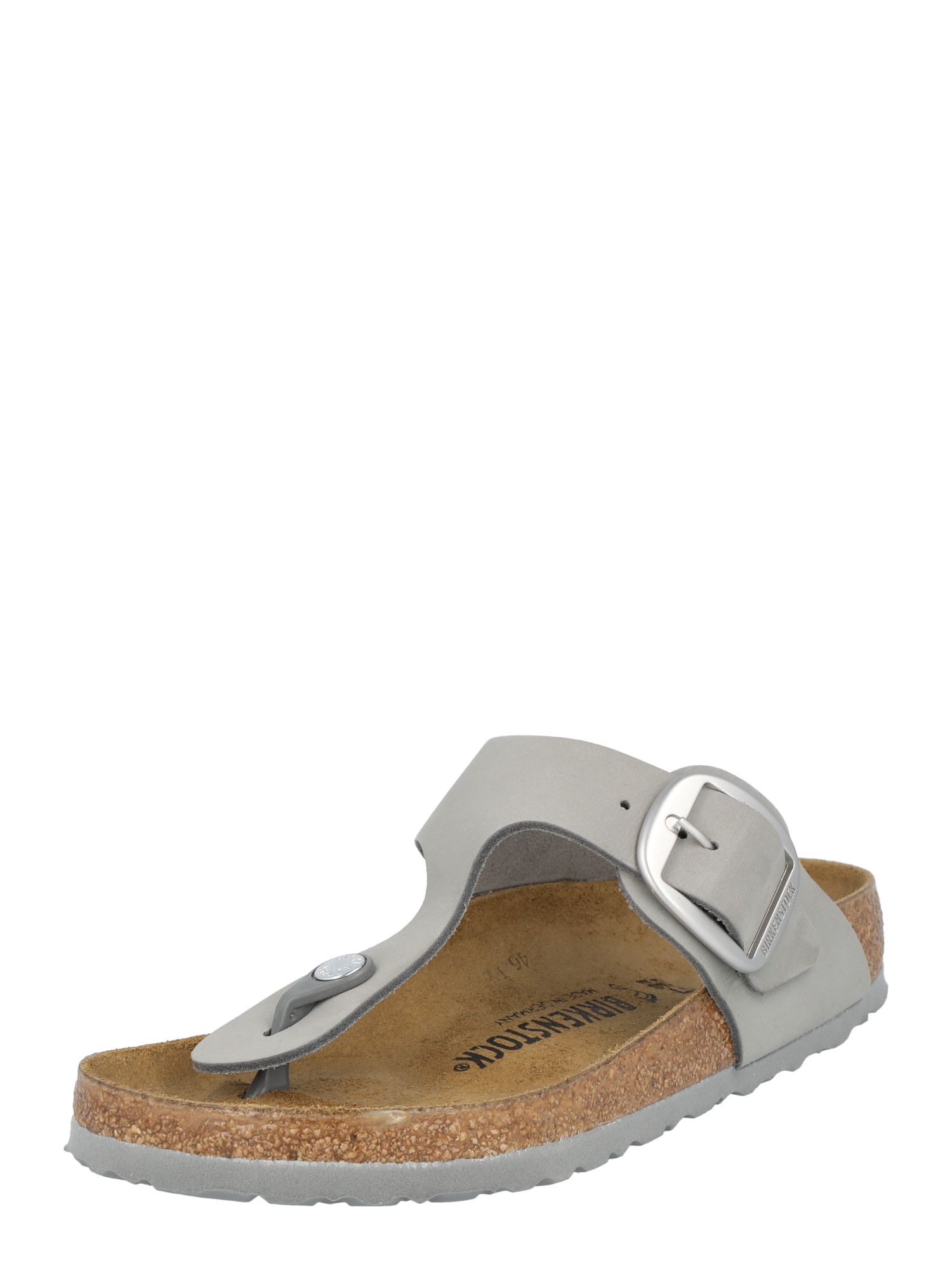 BIRKENSTOCK Ujjelválasztó-pántos szandál 'Gizeh'  szürke