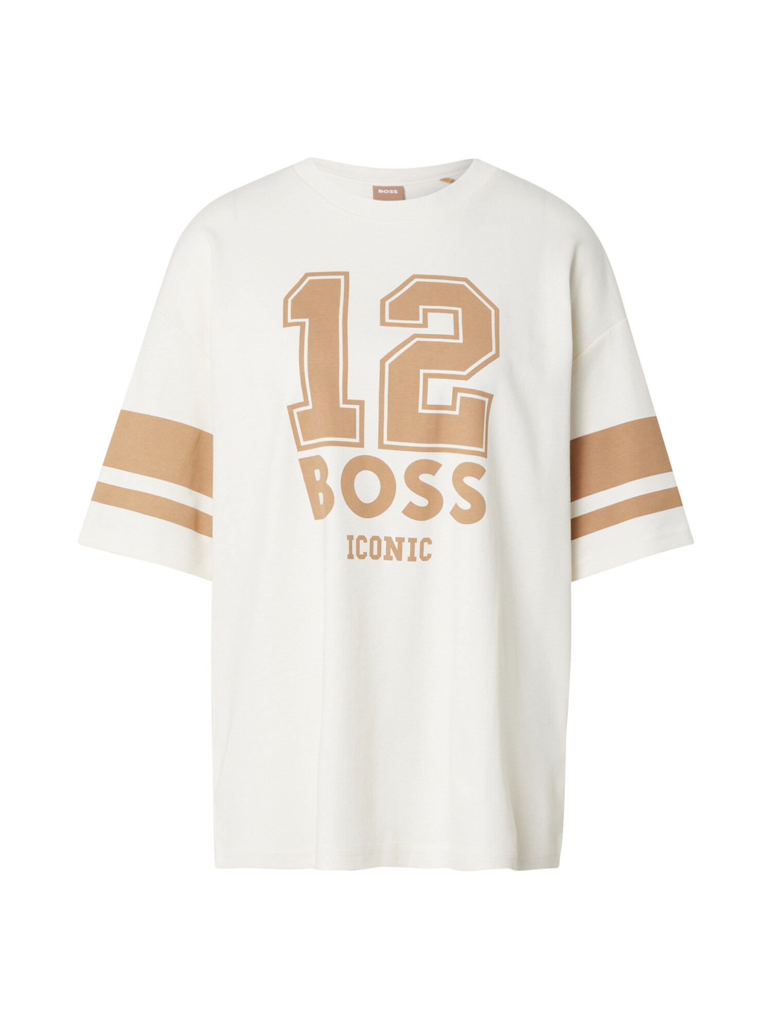 BOSS Orange Póló 'Ebase'  fehér / homok