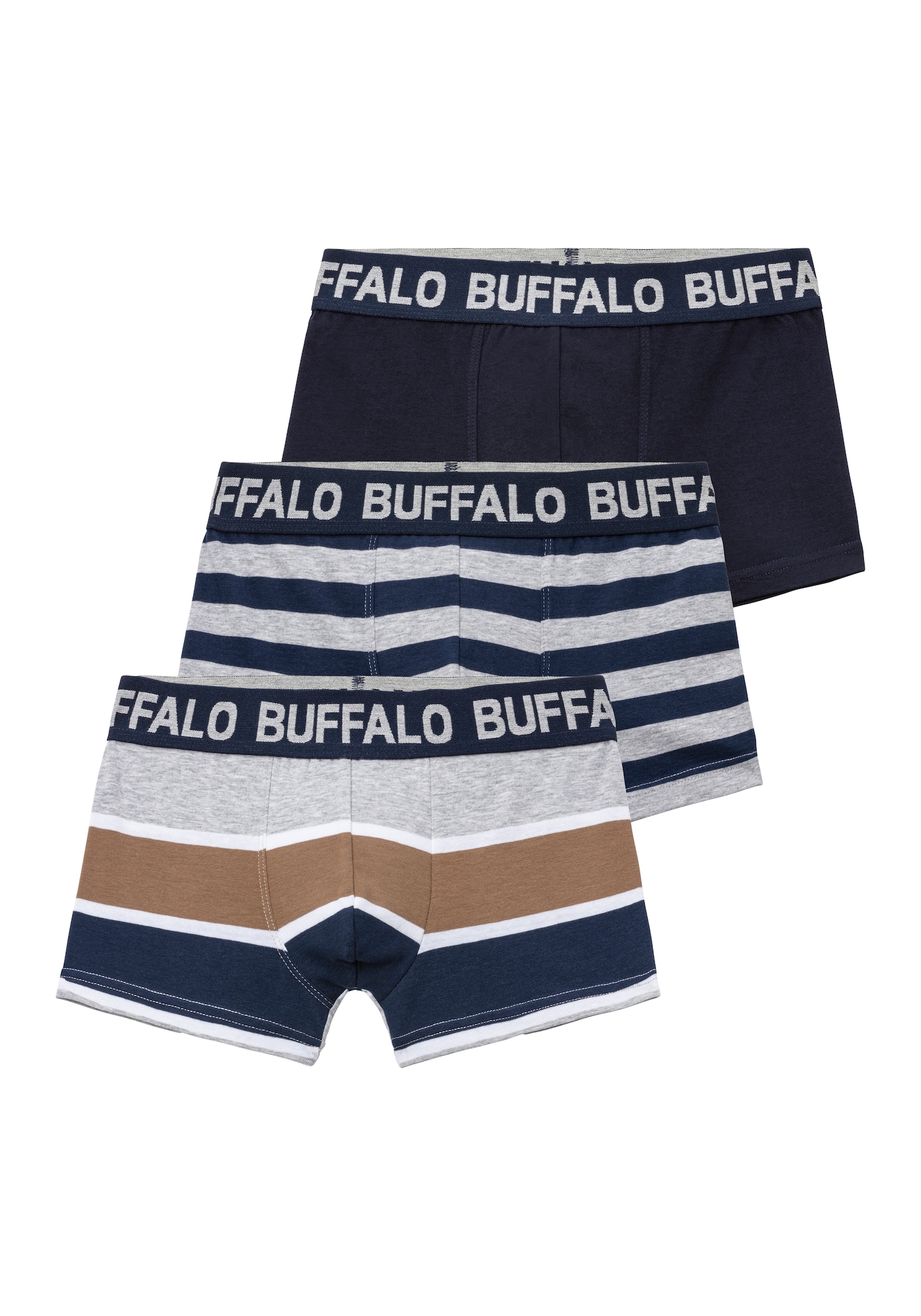 BUFFALO Alsónadrág  kék / bézs / szürke