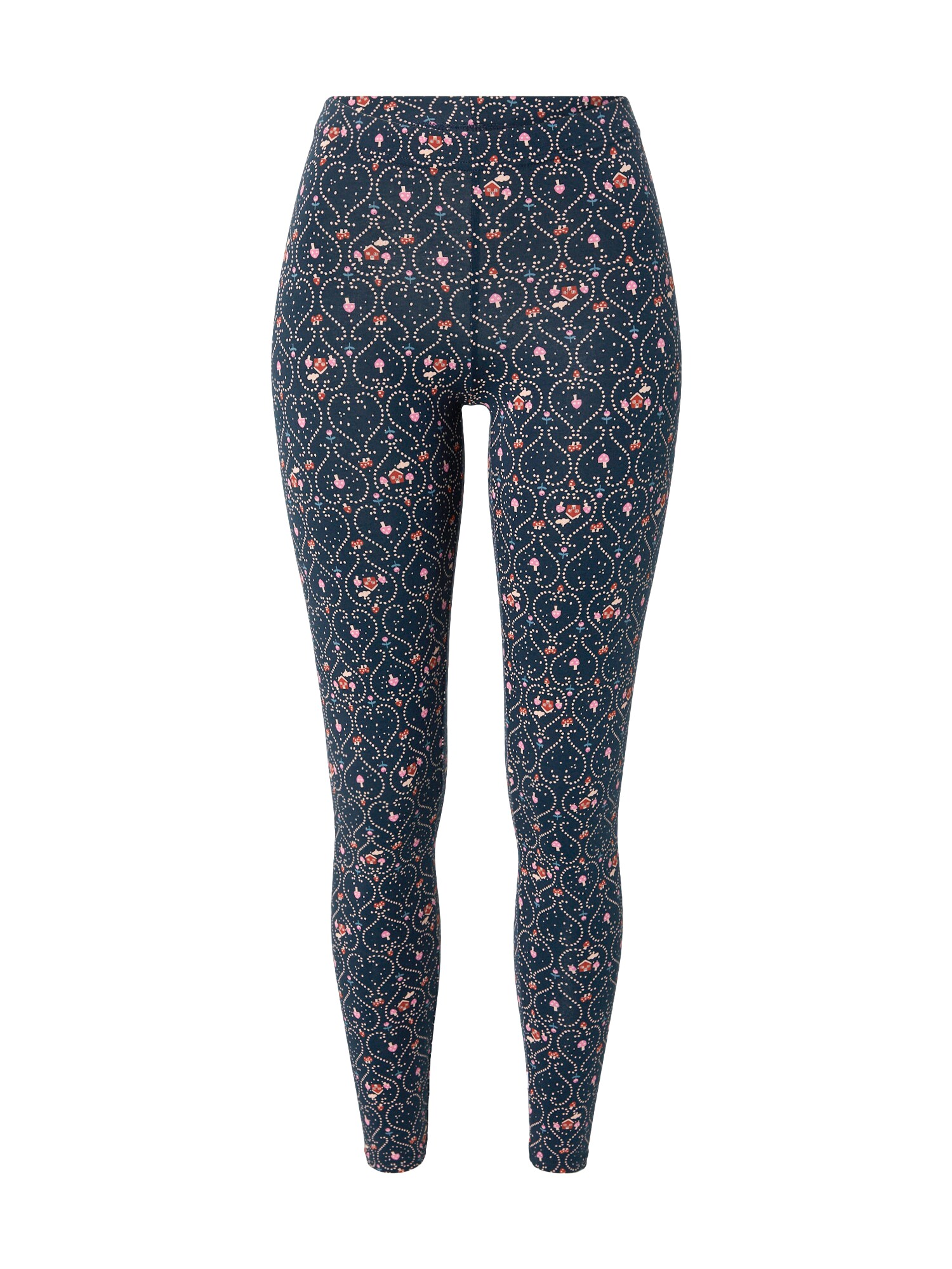 Blutsgeschwister Leggings 'Lovely Legs'  bézs / tengerészkék / rózsaszín / piros