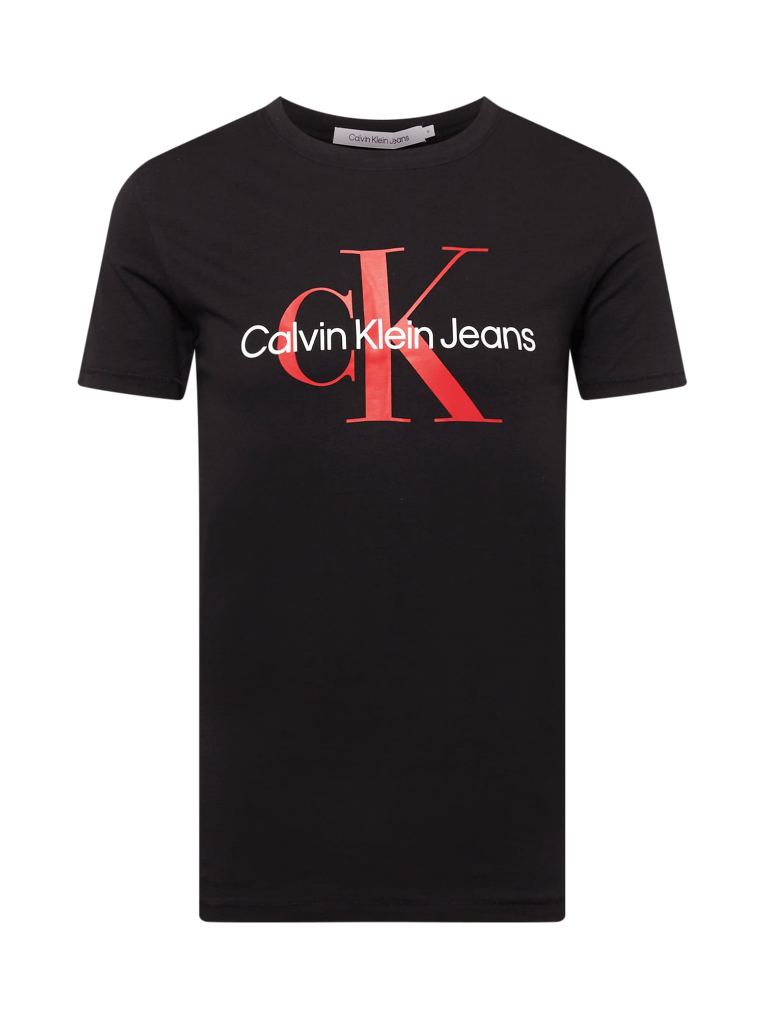 Calvin Klein Jeans Póló  fekete / fehér / piros