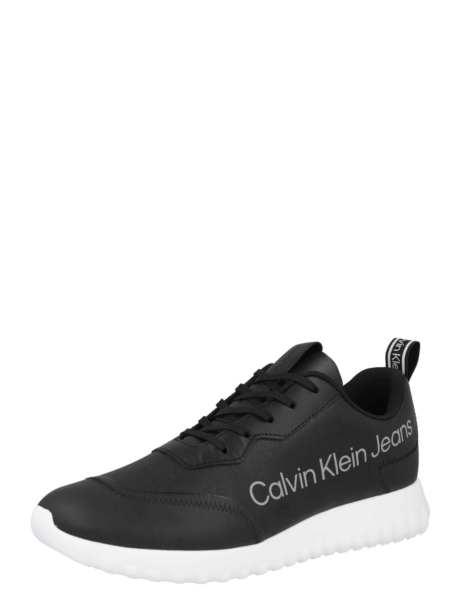 Calvin Klein Jeans Rövid szárú edzőcipők  fekete / fehér