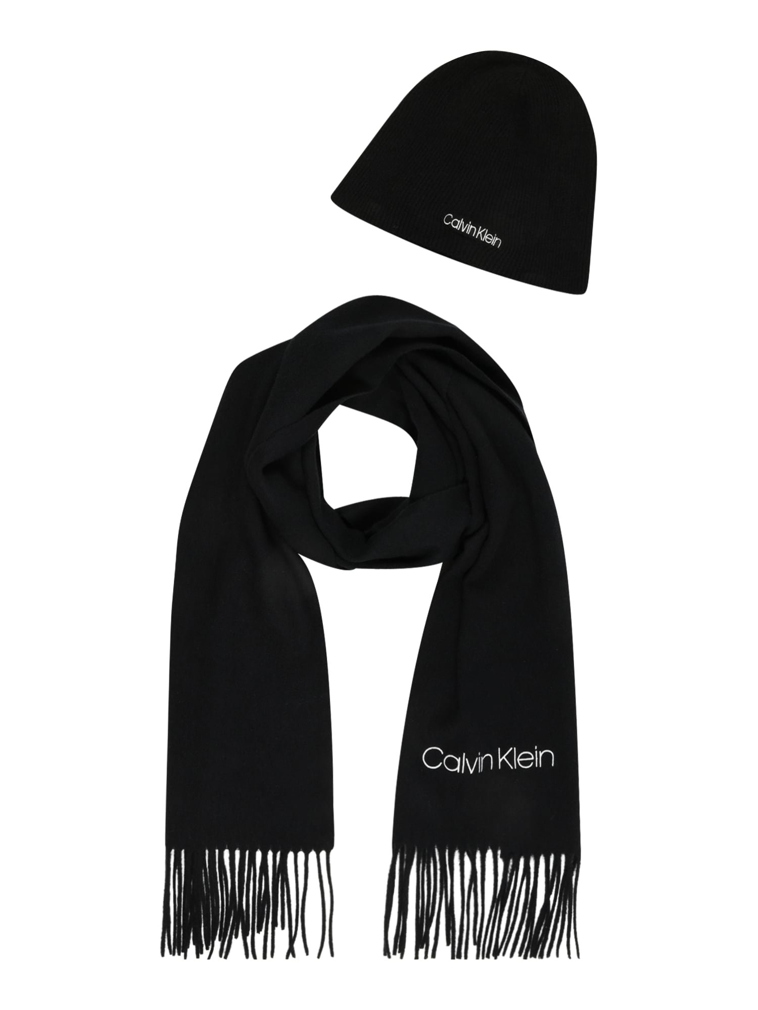 Calvin Klein Sapka  fekete / fehér