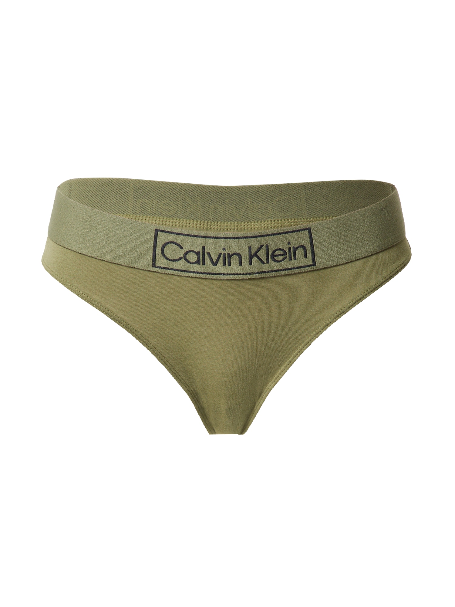 Calvin Klein Underwear String bugyik  fekete / olíva