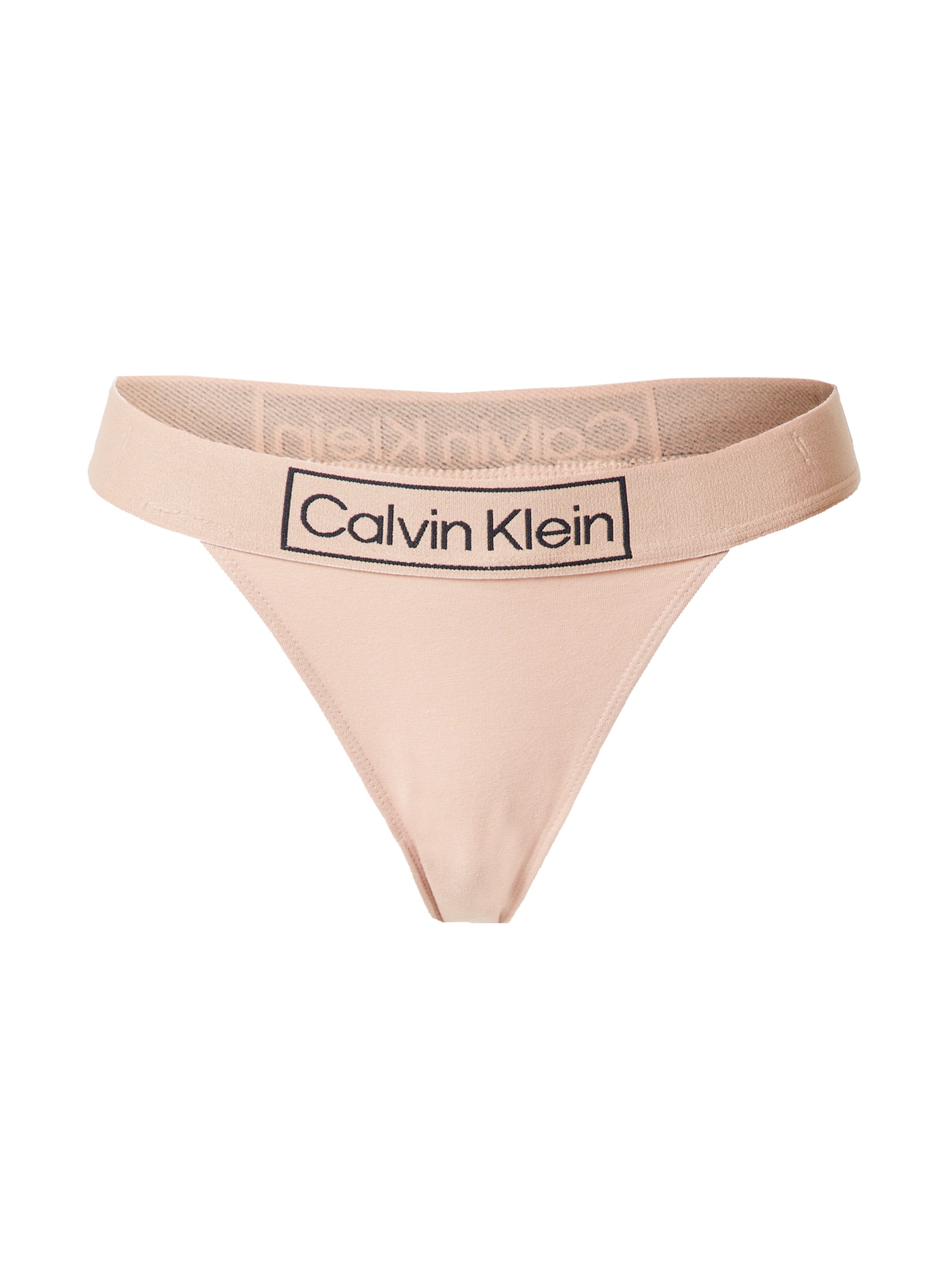 Calvin Klein Underwear String bugyik  pasztell-rózsaszín / fekete
