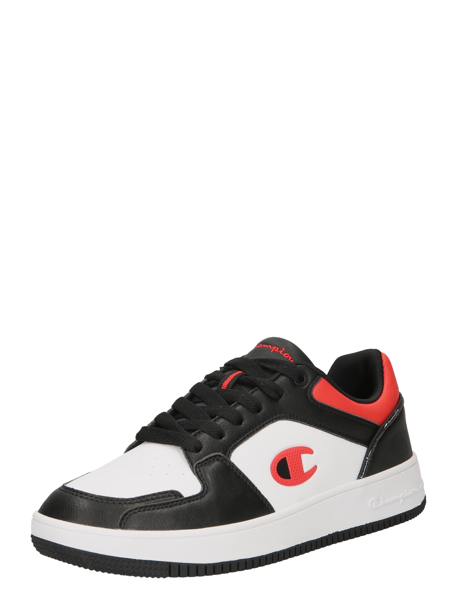 Champion Authentic Athletic Apparel Rövid szárú edzőcipők 'REBOUND 2.0'  fekete / fehér / piros