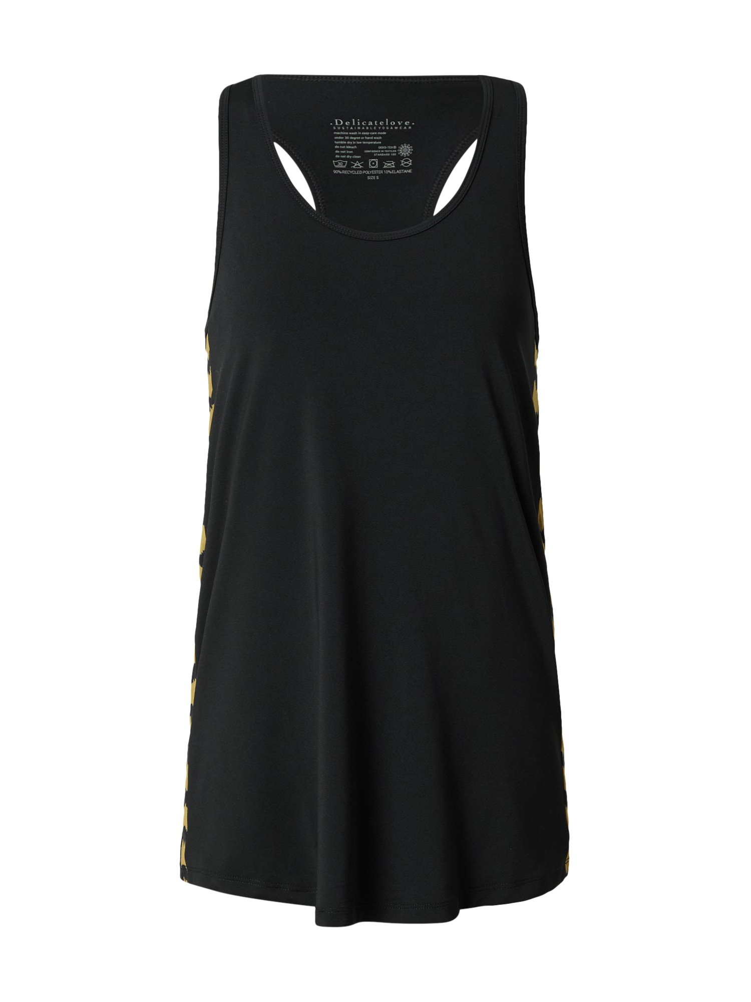 DELICATELOVE Sport top 'TALLULAH'  fekete / arany