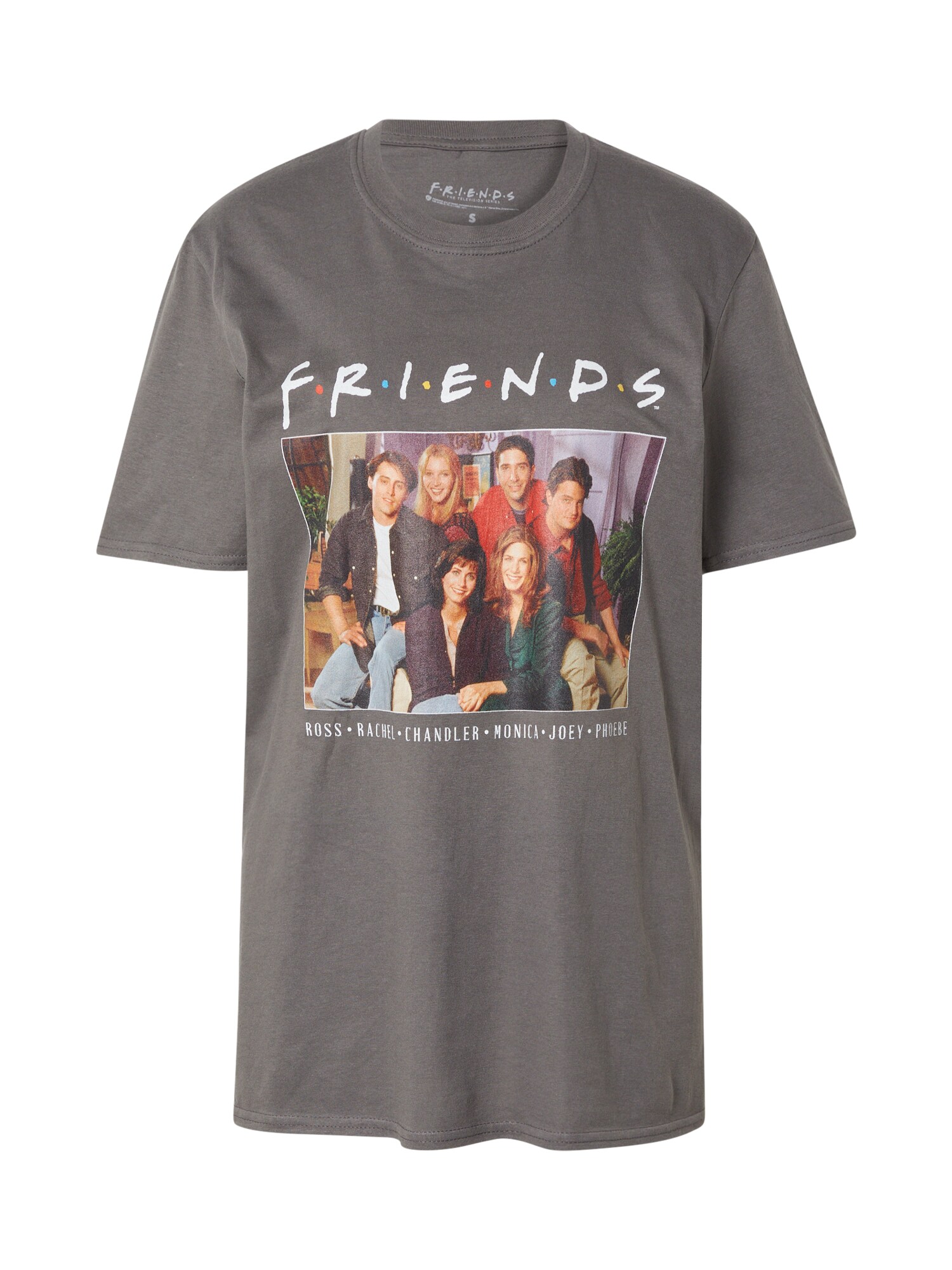 Daisy Street Póló 'FRIENDS'  sötétszürke / vegyes színek