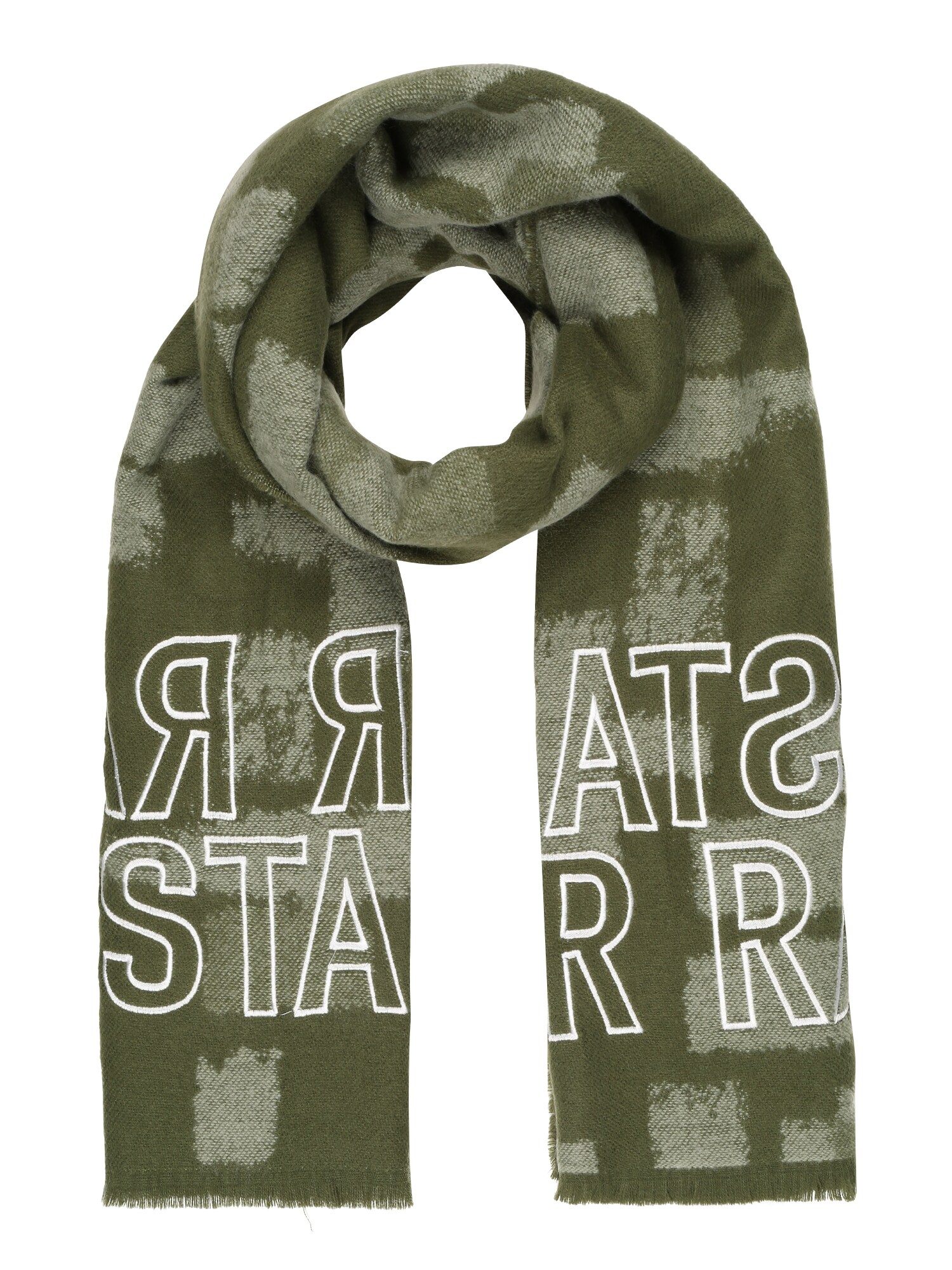 G-Star RAW Sál 'Dorala'  olíva / khaki / fehér