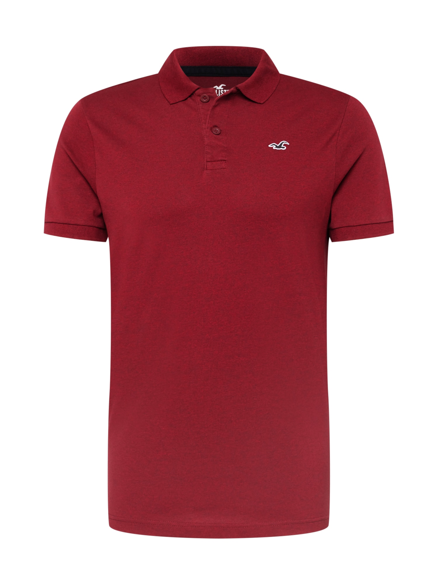 HOLLISTER Póló  merlot / fehér / fekete