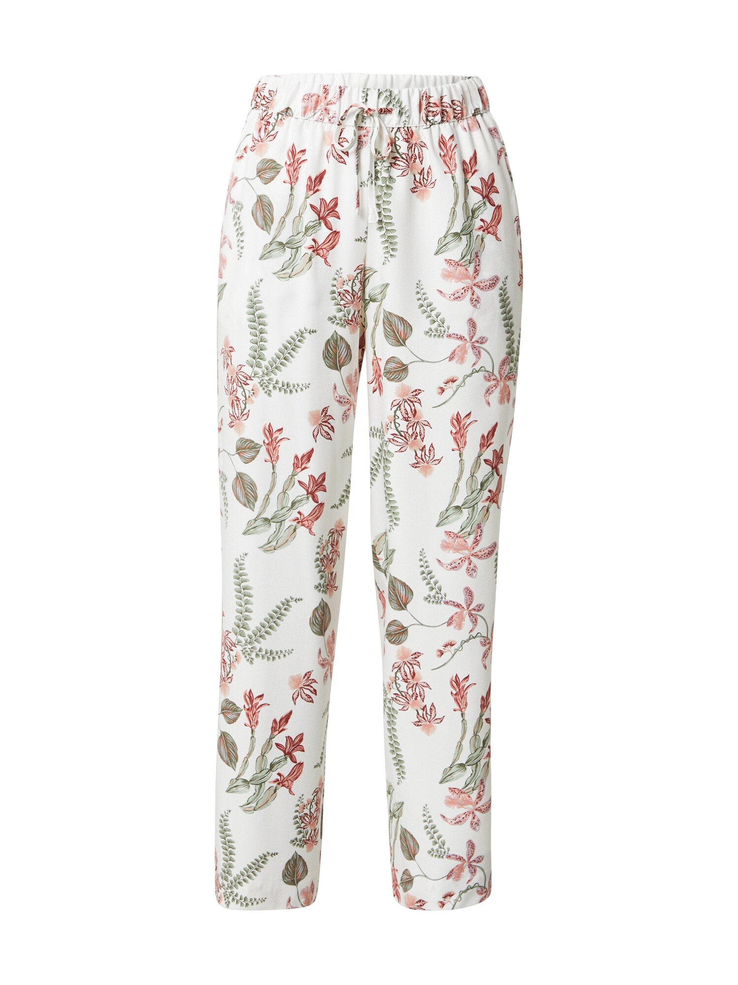 Hunkemöller Pizsama nadrágok  fehér / merlot / zöld
