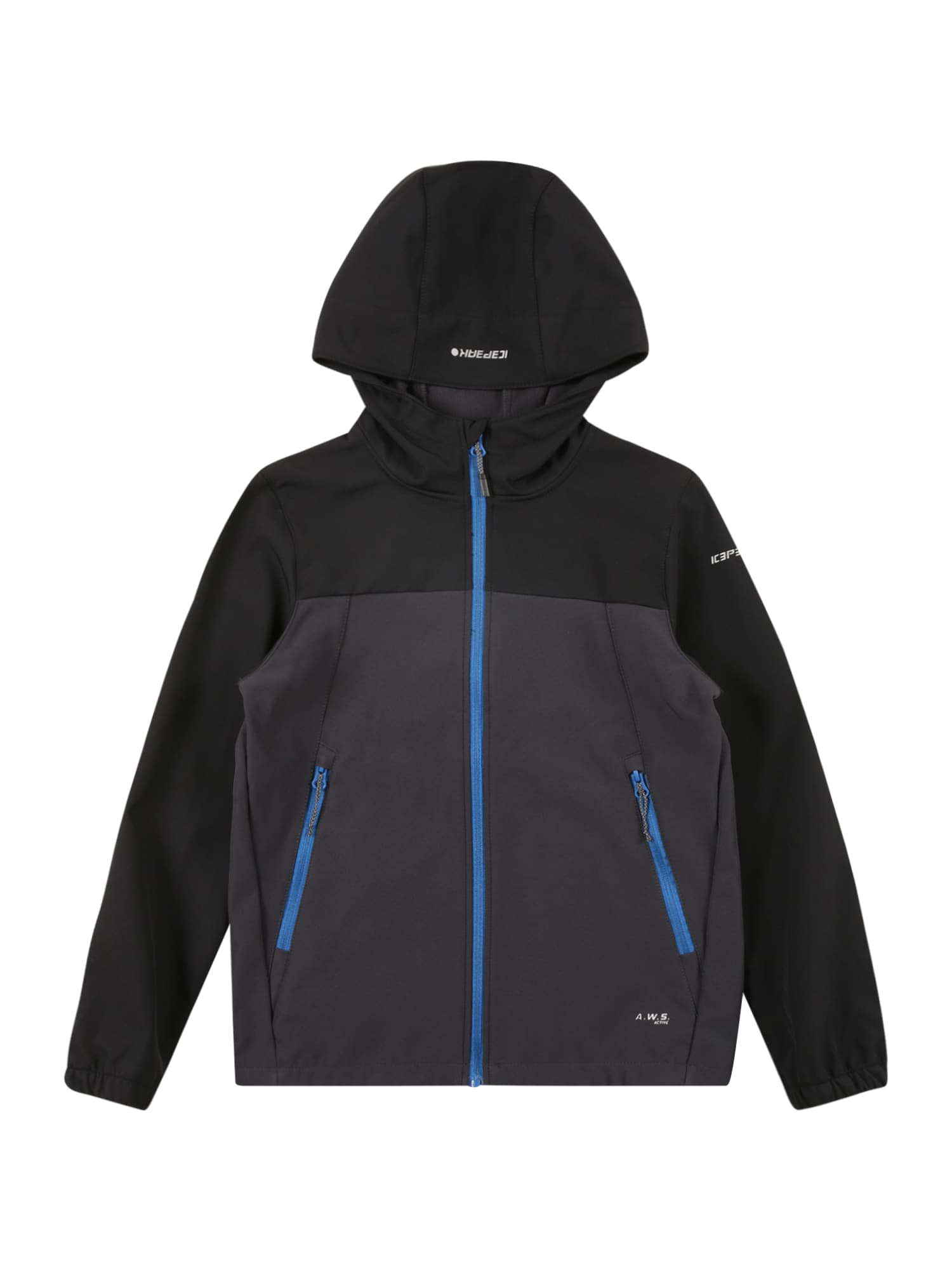 ICEPEAK Kültéri kabátok 'ICEPEAK KONAN JR'  antracit / fekete / világoskék