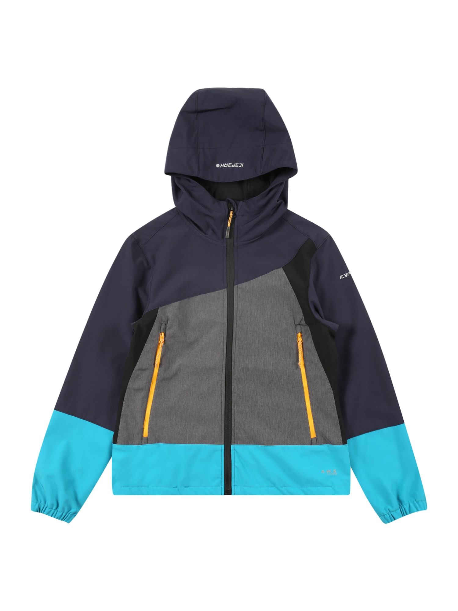 ICEPEAK Kültéri kabátok 'KENEDY'  türkiz / tengerészkék / grafit / fekete