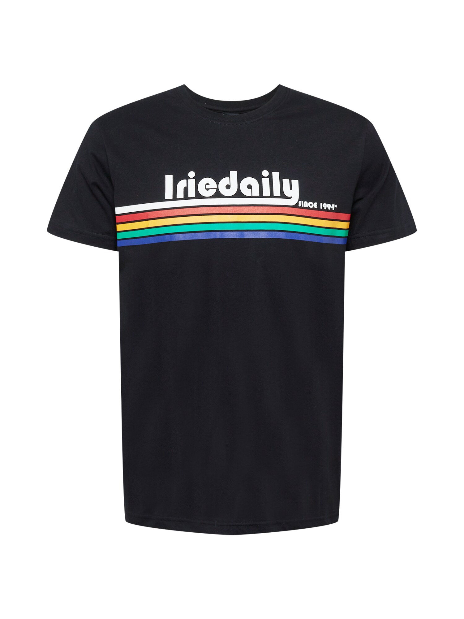 Iriedaily Póló 'Kottifornia'  fekete / fehér / piros / sárga