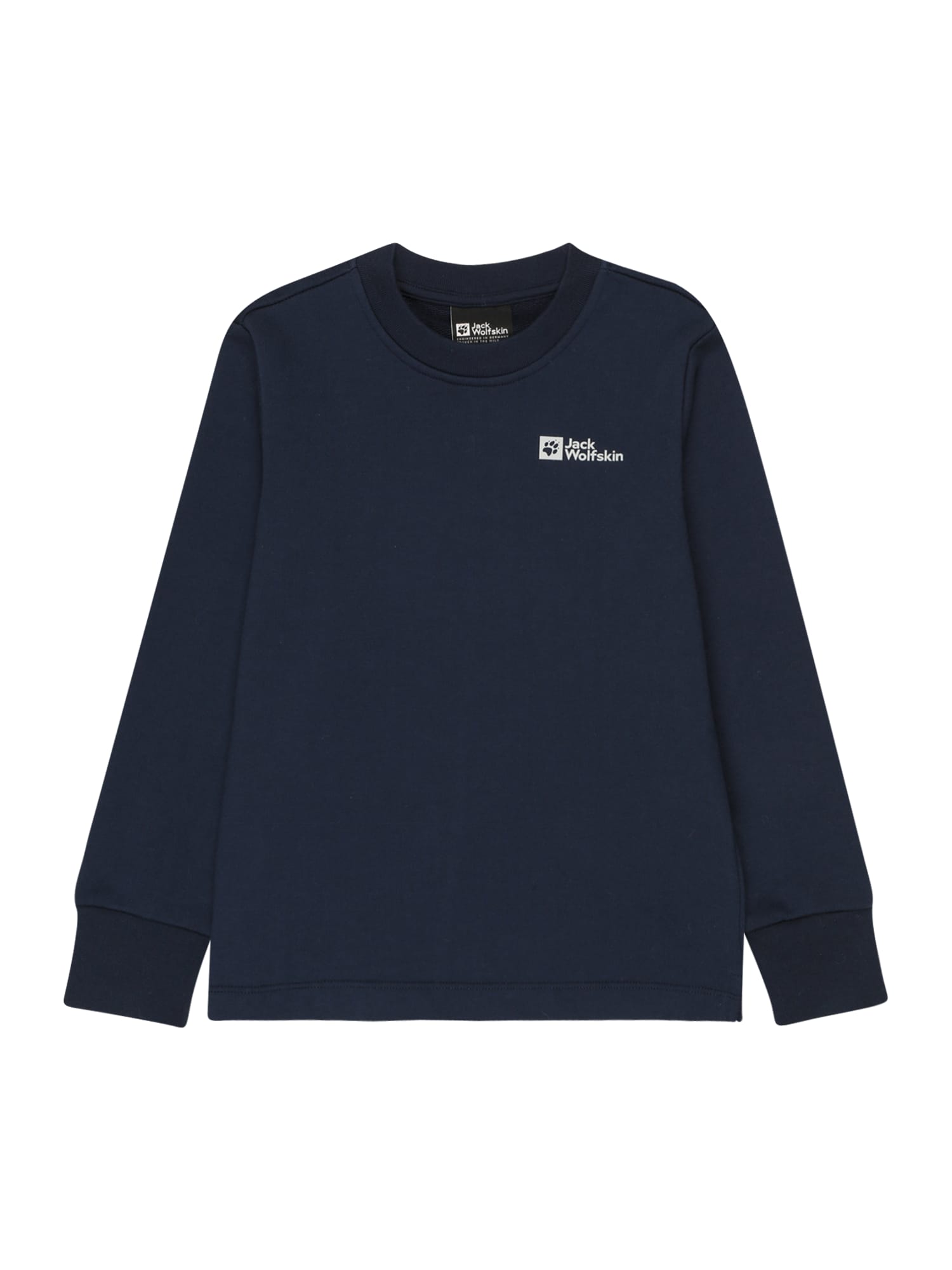 JACK WOLFSKIN Tréning póló  tengerészkék / fehér