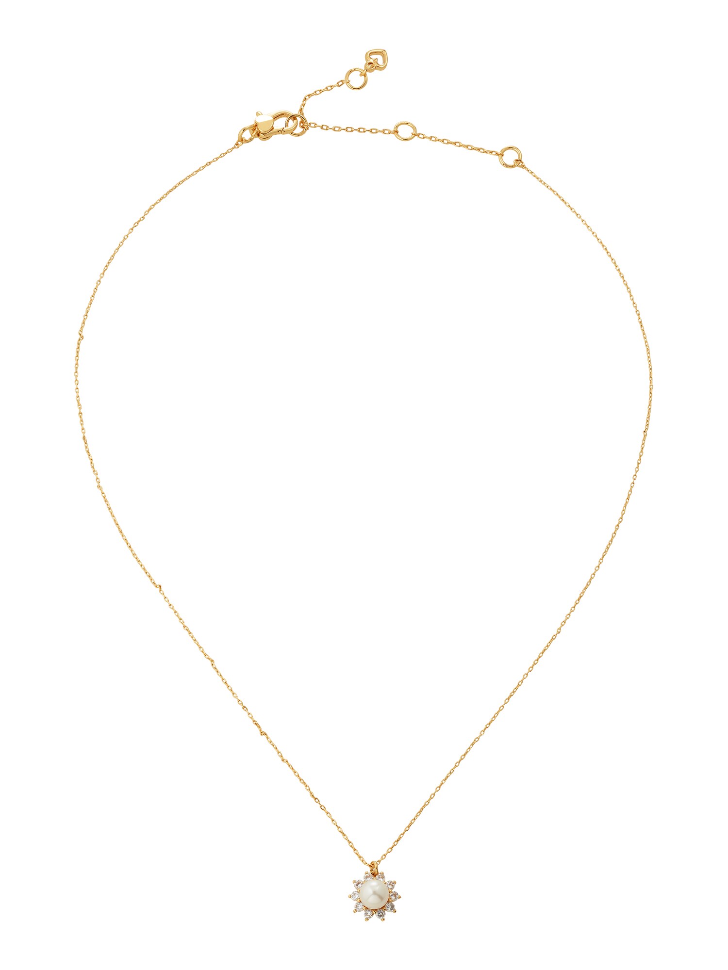 Kate Spade Lánc 'Halo'  arany / átlátszó / gyöngyház-fehér