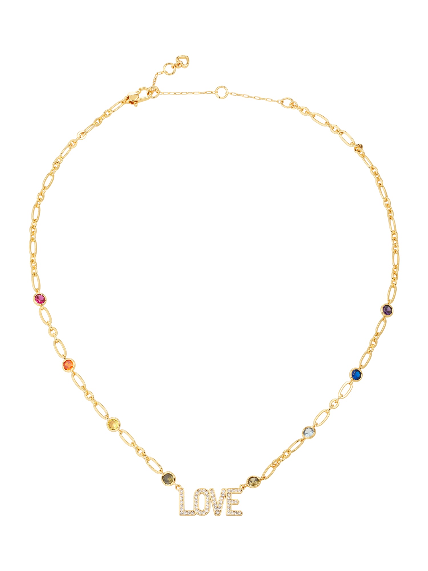 Kate Spade Lánc  arany / átlátszó / sötétlila / sárga