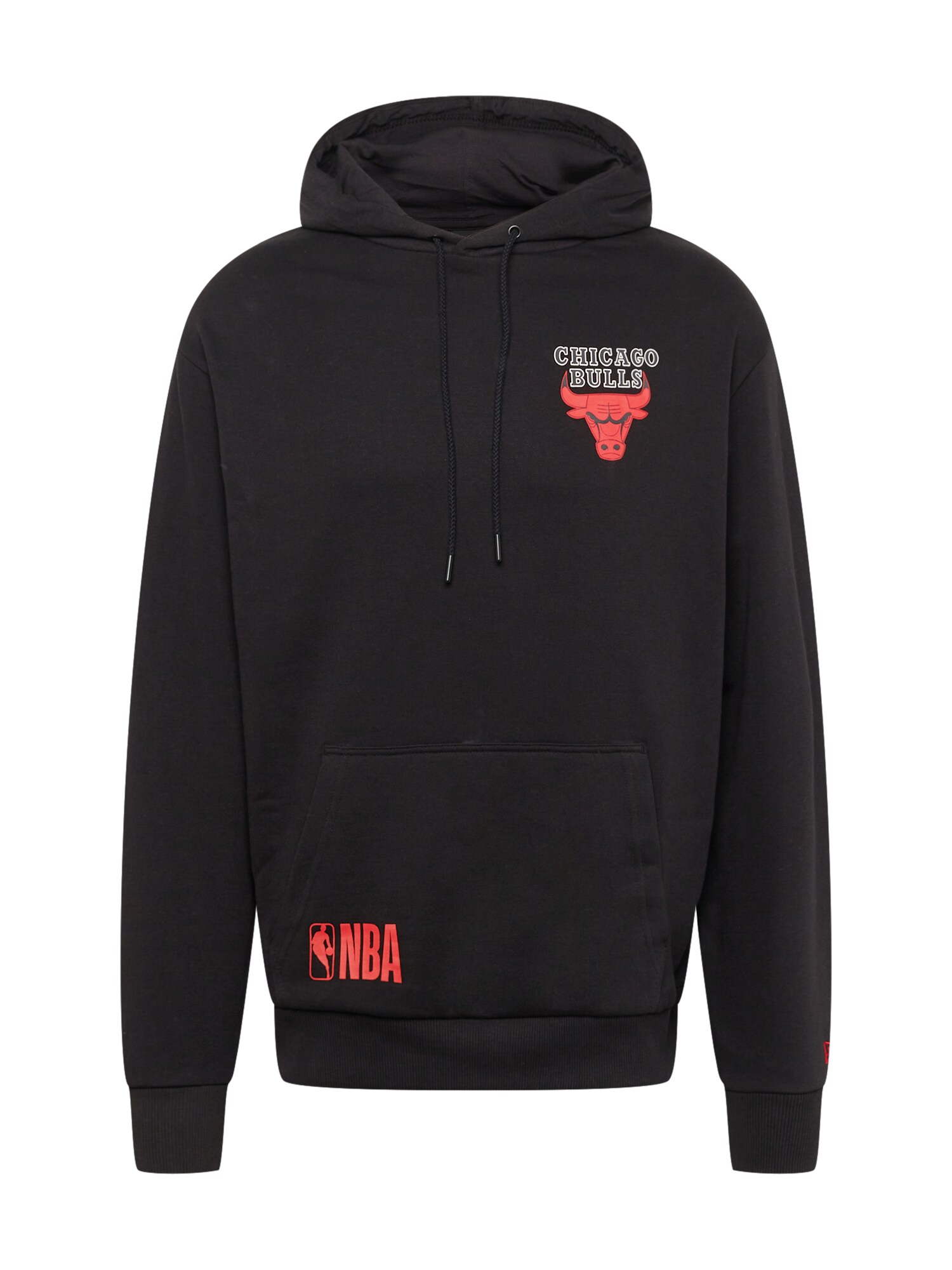 NEW ERA Tréning póló 'Chicago Bulls'  fekete / fehér / világospiros