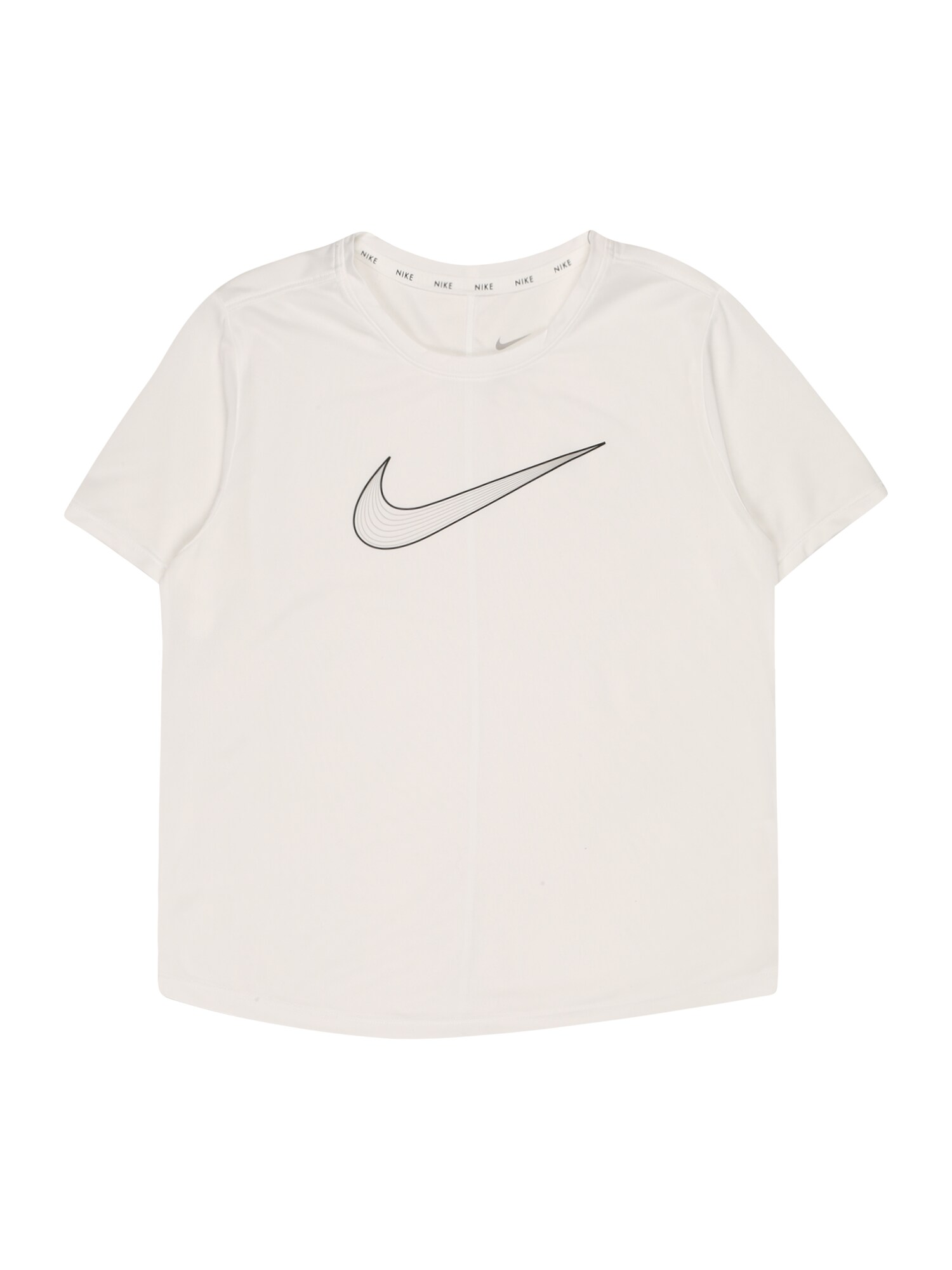 NIKE Funkcionális felső  fehér / fekete
