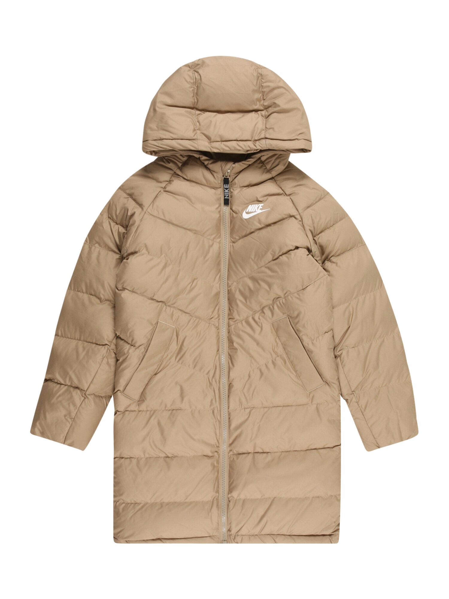 Nike Sportswear Kabát  khaki / fehér