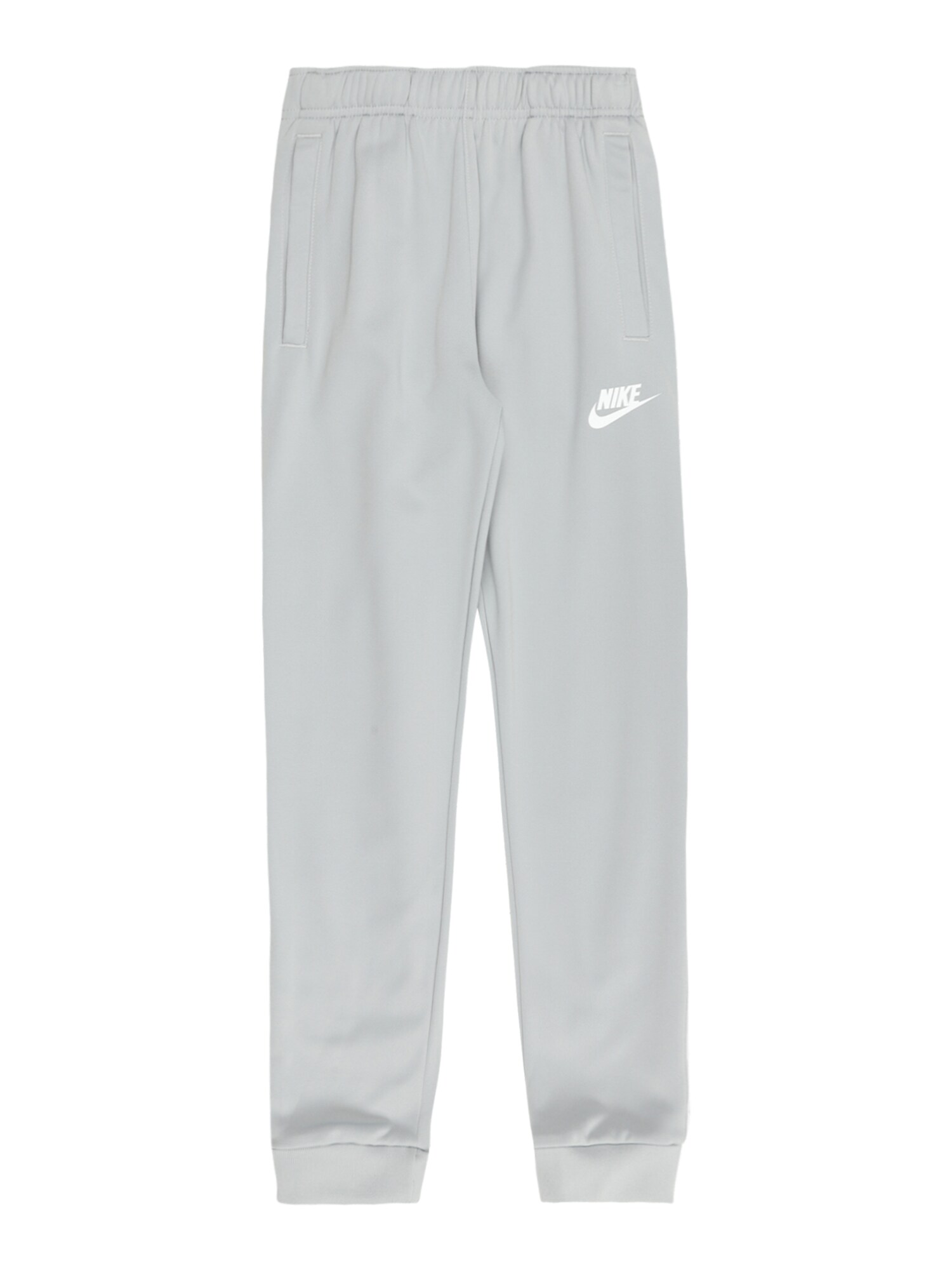 Nike Sportswear Nadrág 'REPEAT'  világosszürke / fekete / fehér
