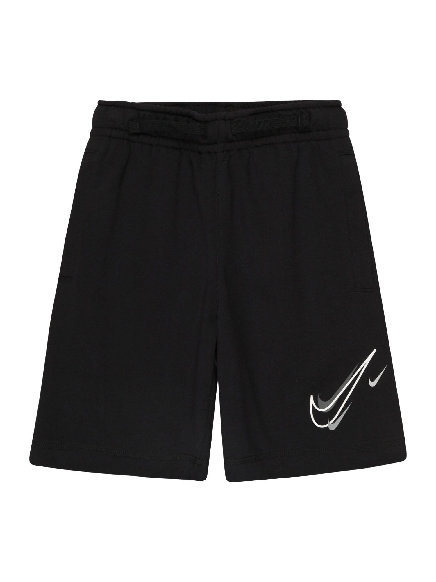 Nike Sportswear Nadrág  fekete / fehér / szürke