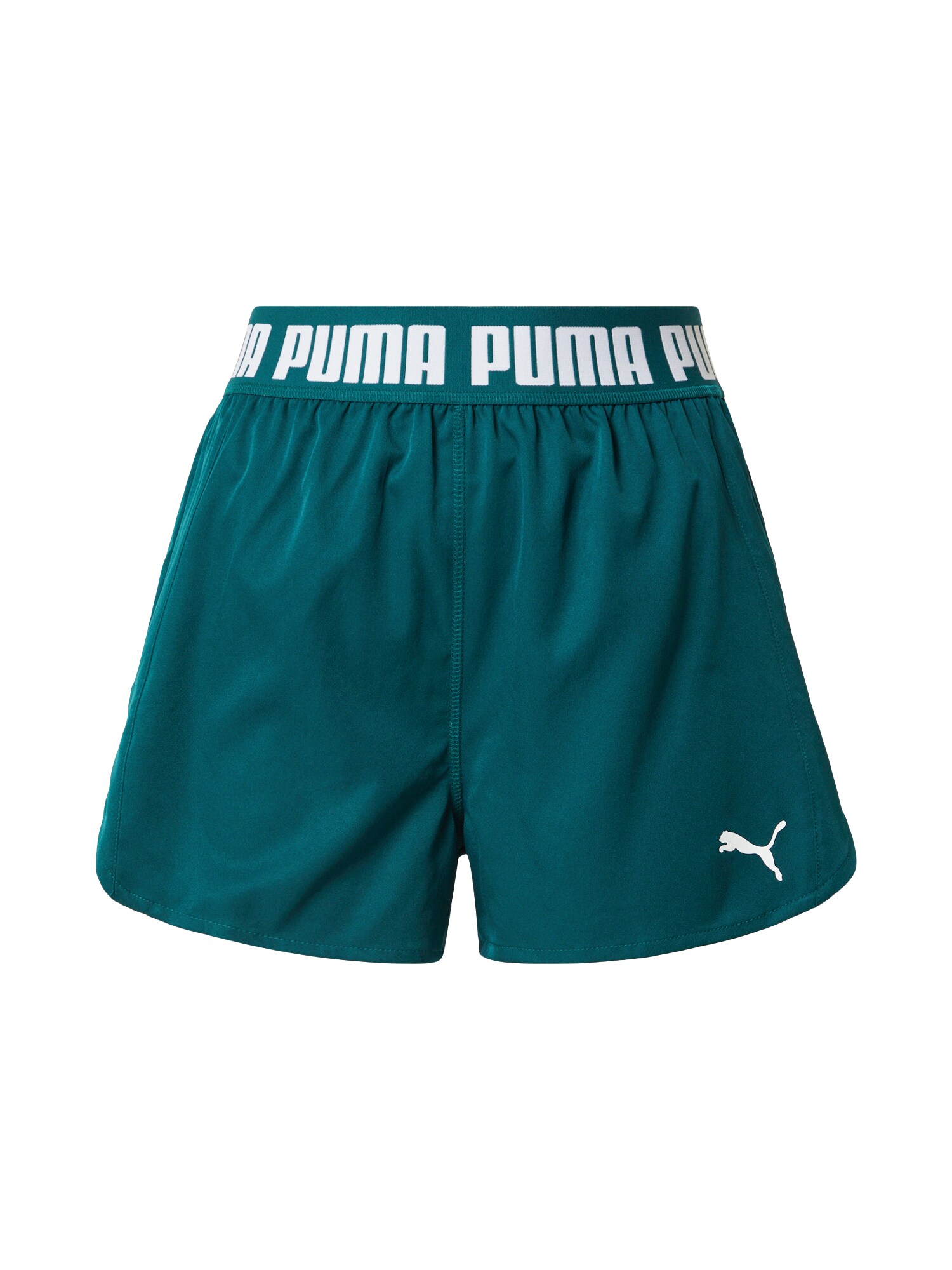 PUMA Sportnadrágok  smaragd / fehér