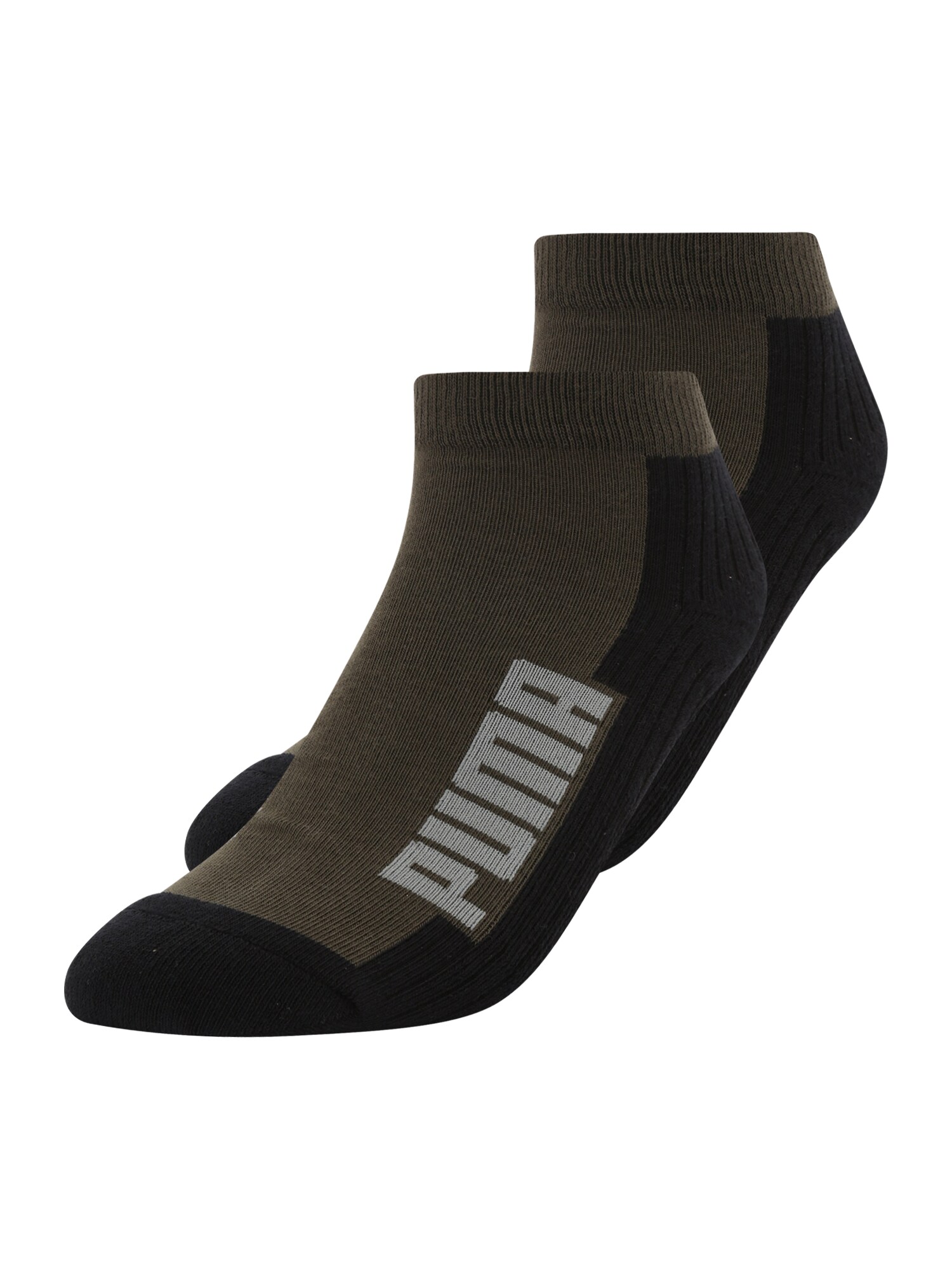 PUMA Zokni  sötétzöld / fekete / fehér