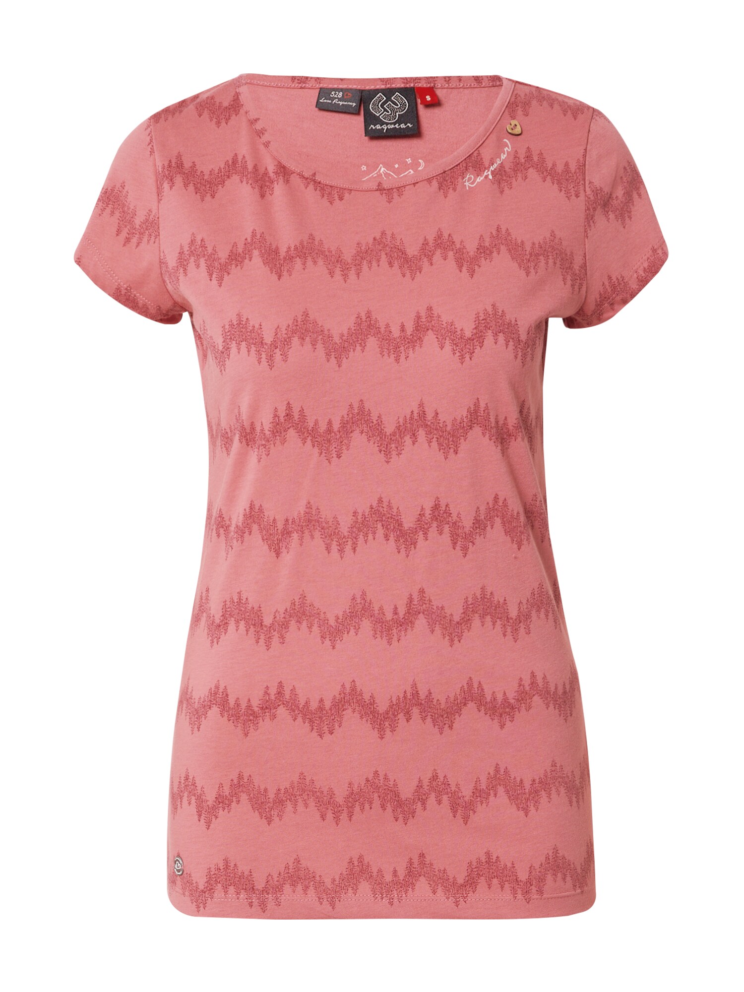 Ragwear Póló 'FOREST'  rózsa / sötét-rózsaszín