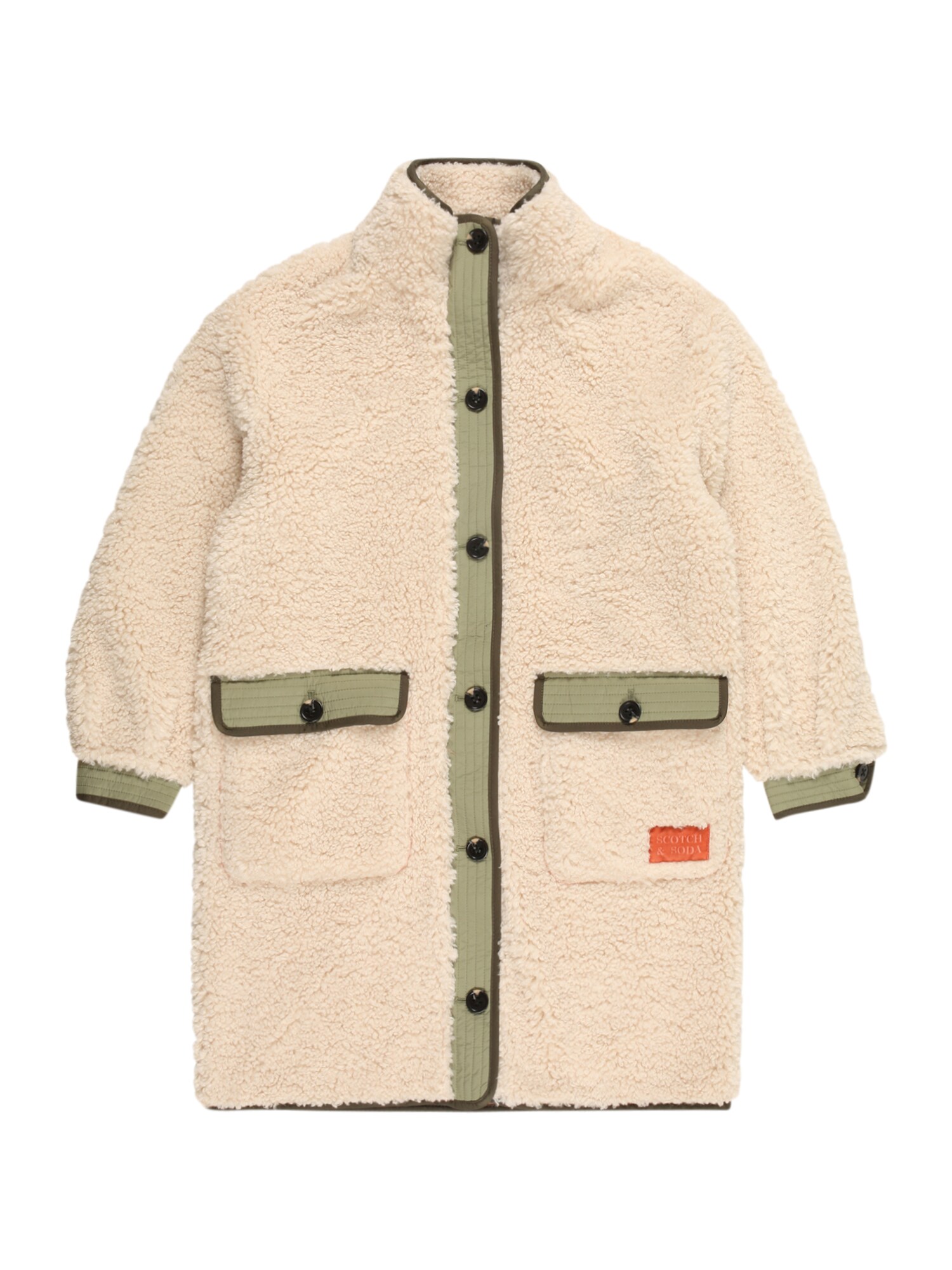 SCOTCH & SODA Kabát  bézs / olíva / sötét barna