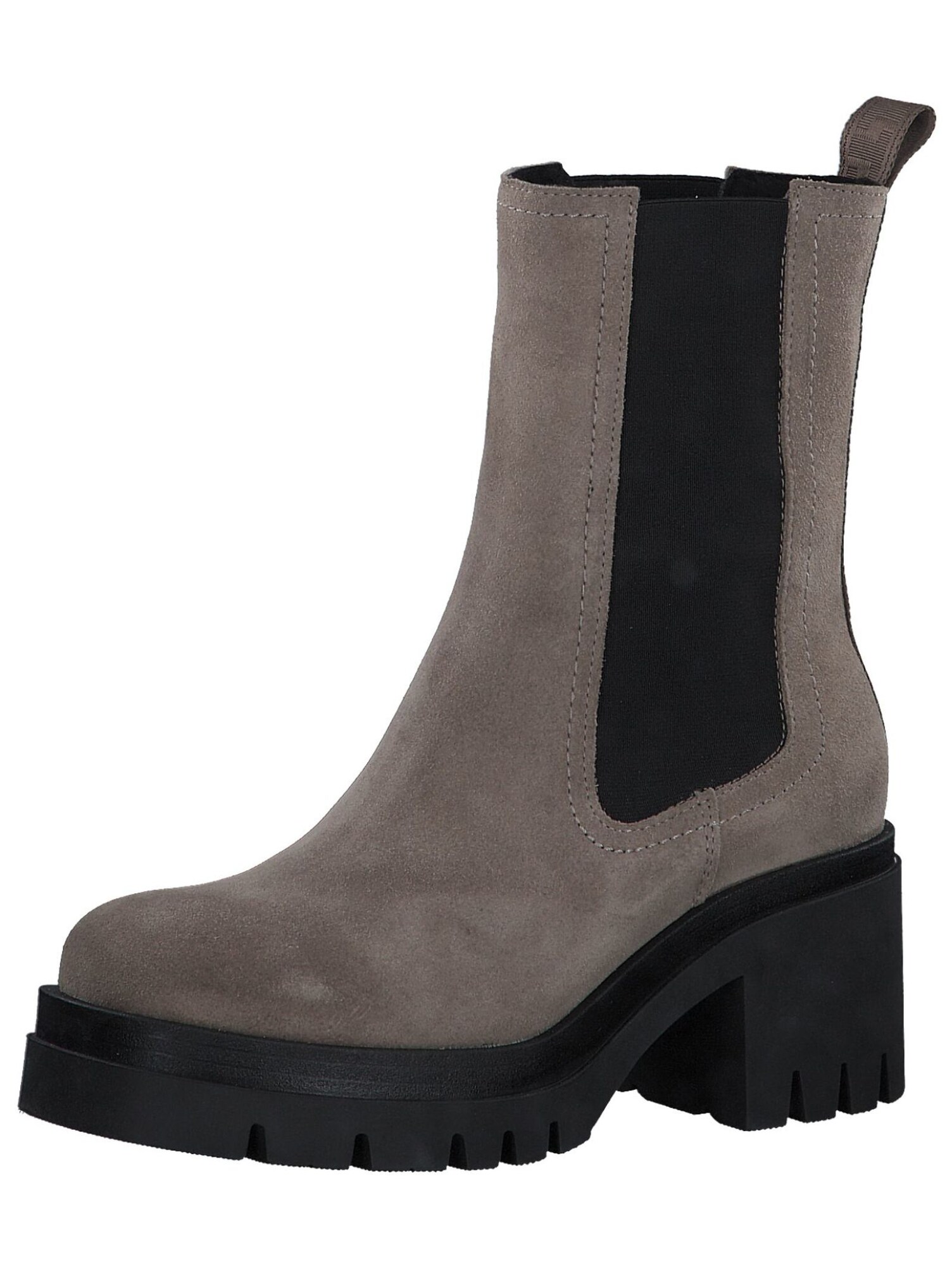 TAMARIS Chelsea csizmák  taupe / fekete