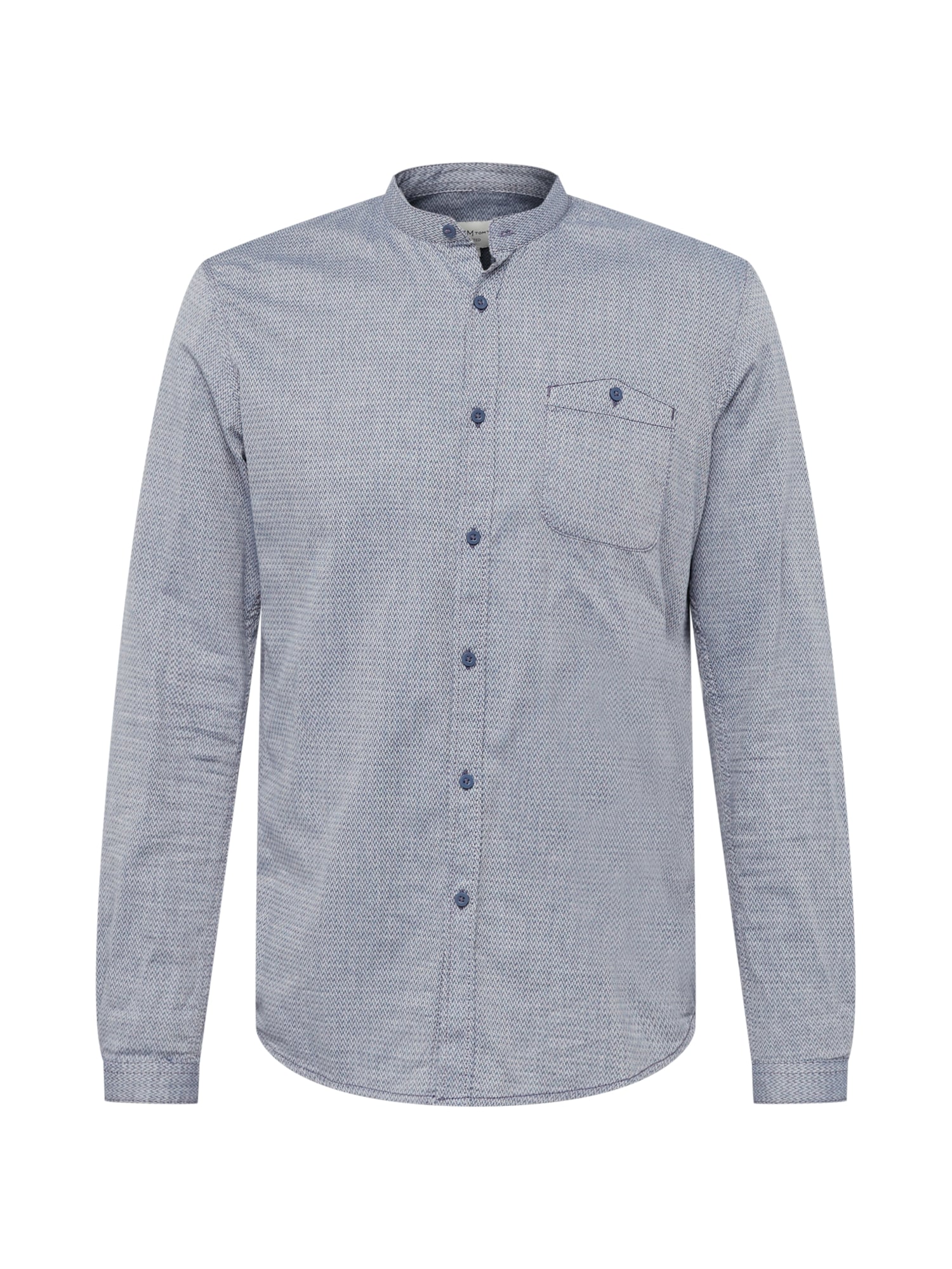 TOM TAILOR DENIM Ing  galambkék / fehér