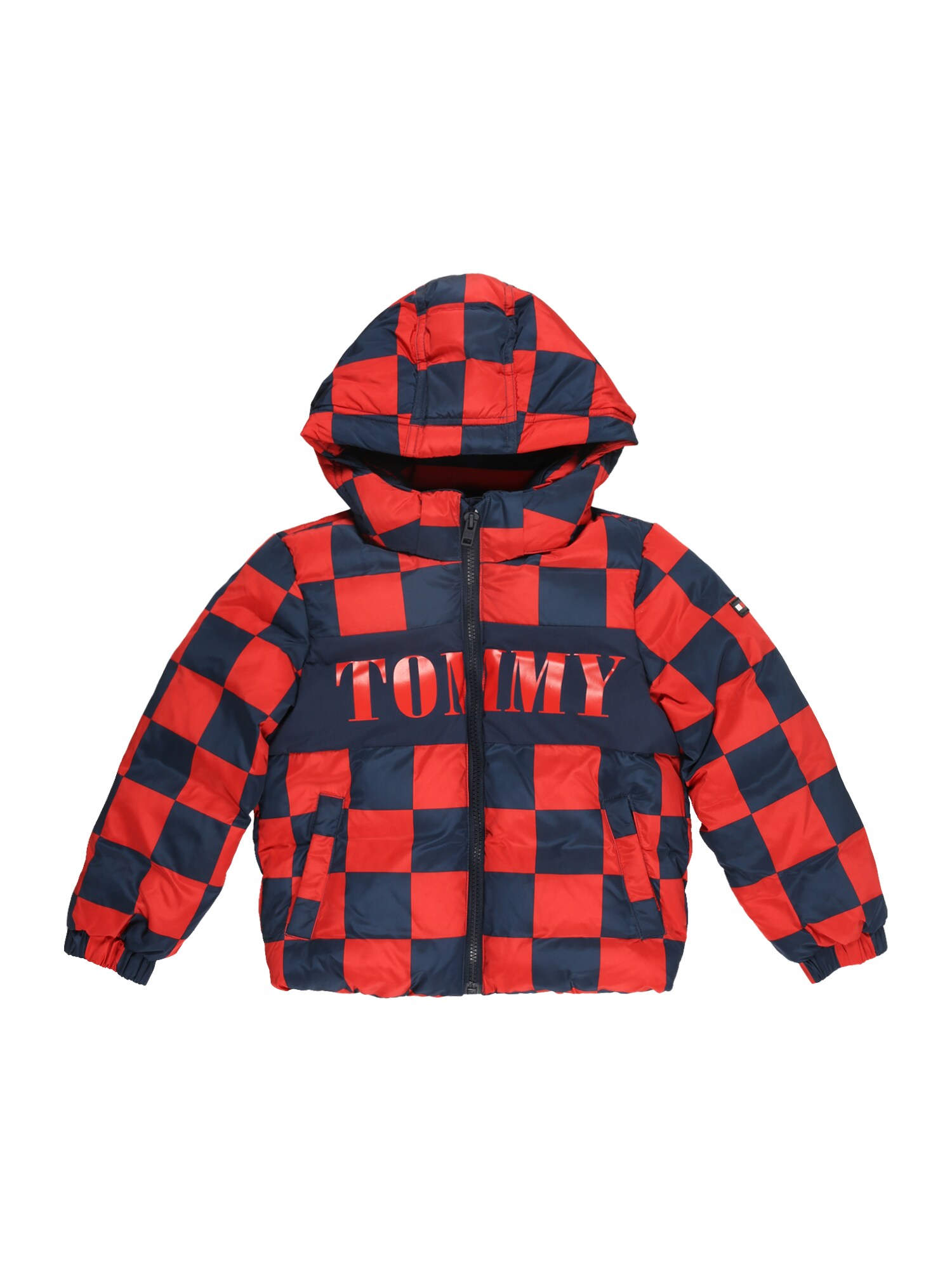 TOMMY HILFIGER Átmeneti dzseki  piros / tengerészkék
