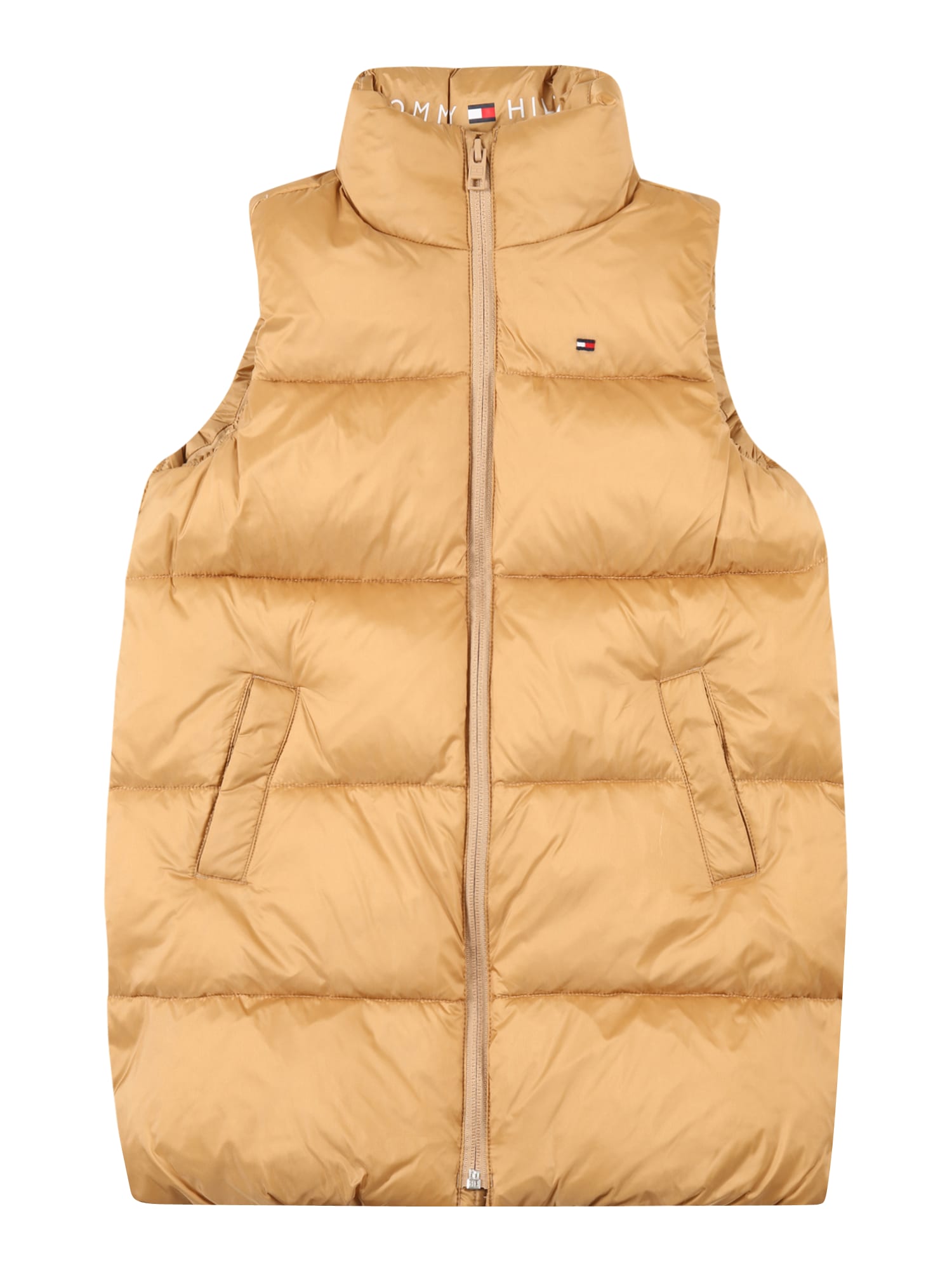 TOMMY HILFIGER Mellény  cappuccinobarna