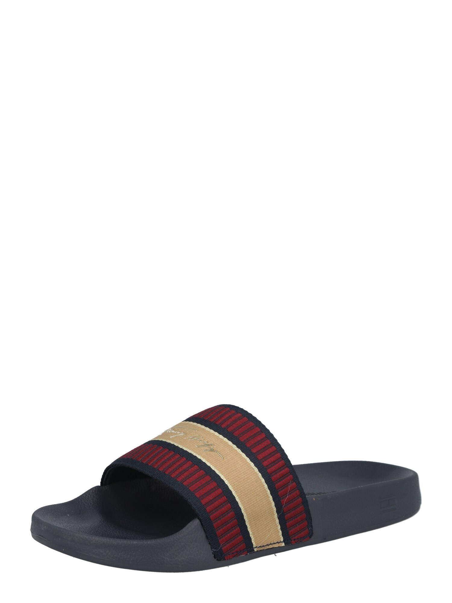 TOMMY HILFIGER Papucs  éjkék / cseresznyepiros / világosbarna / fehér