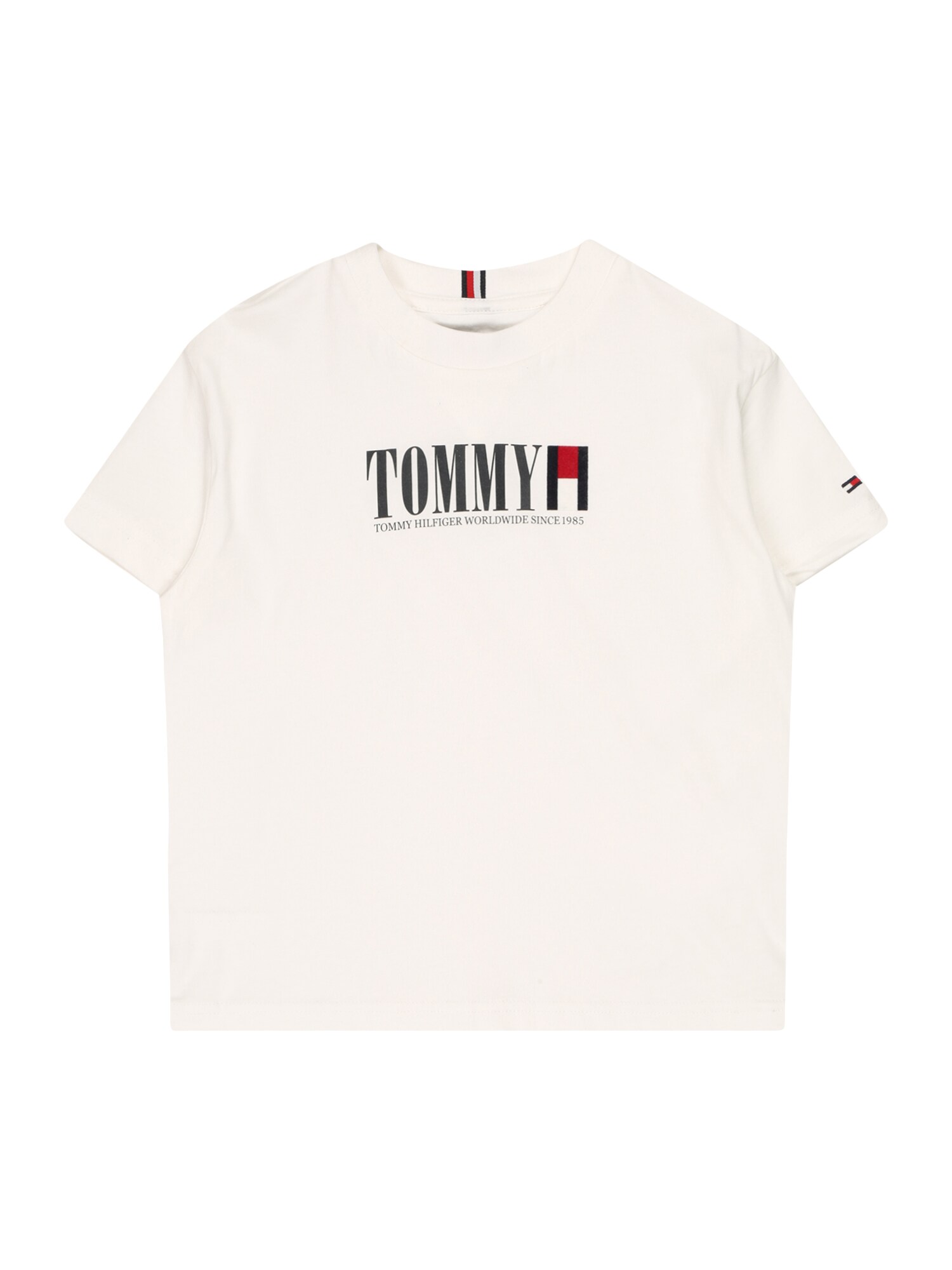 TOMMY HILFIGER Póló  fehér / piros / tengerészkék