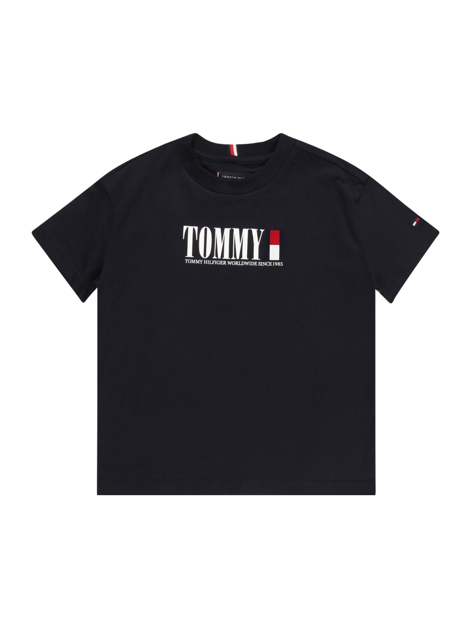 TOMMY HILFIGER Póló  tengerészkék / fehér / piros