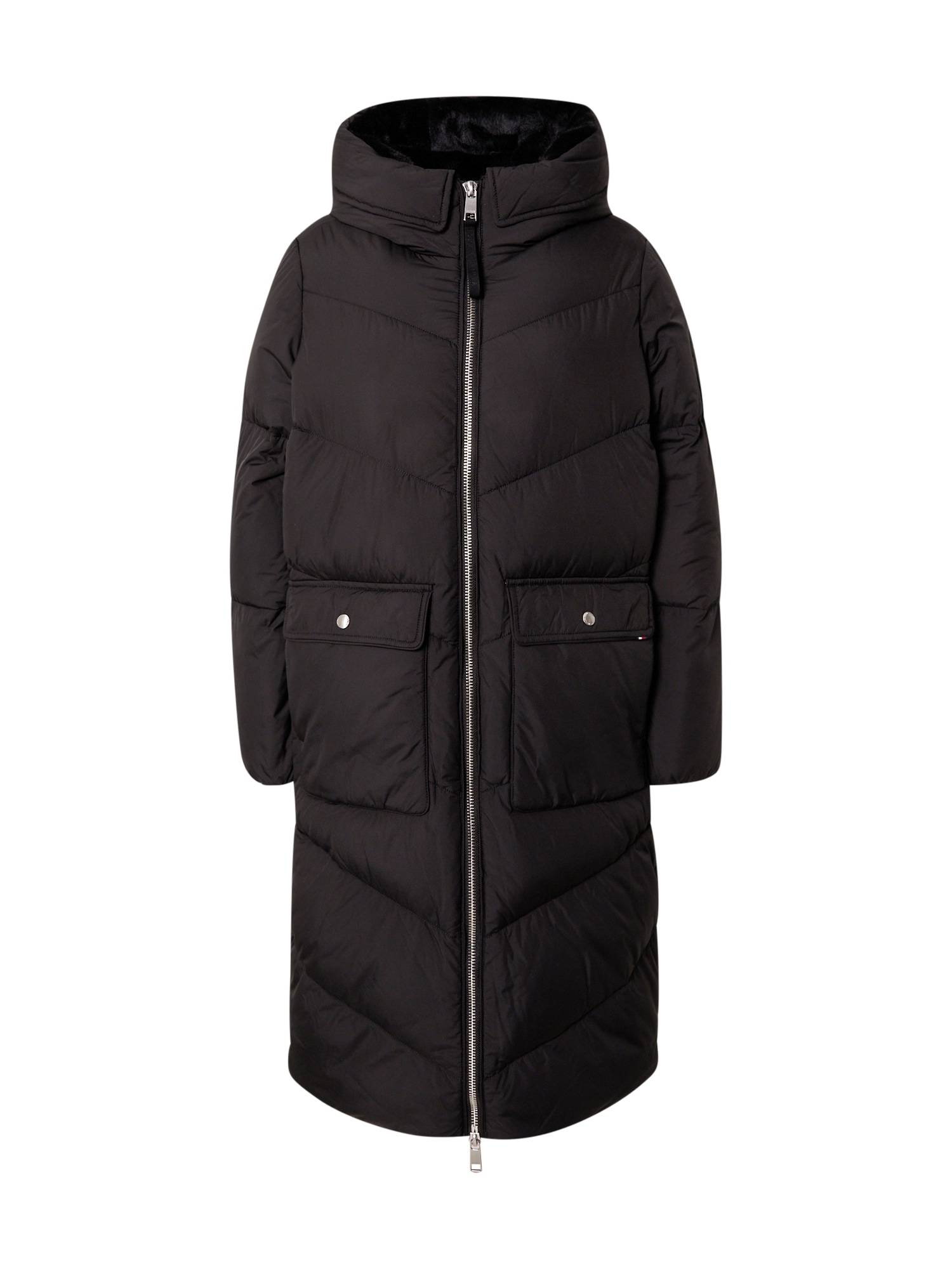 TOMMY HILFIGER Télikabátok  fekete