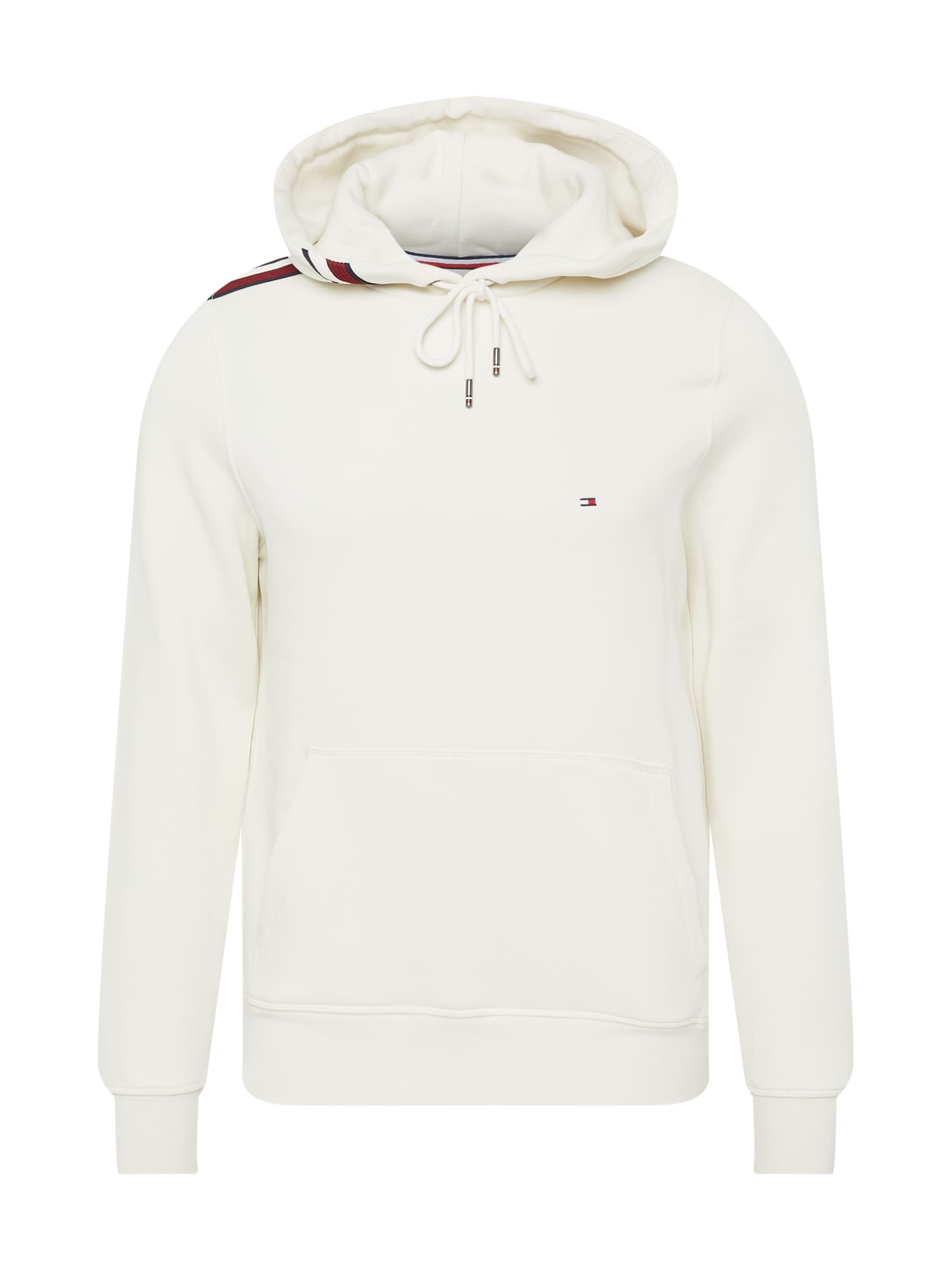 TOMMY HILFIGER Tréning póló  fehér / borvörös / tengerészkék